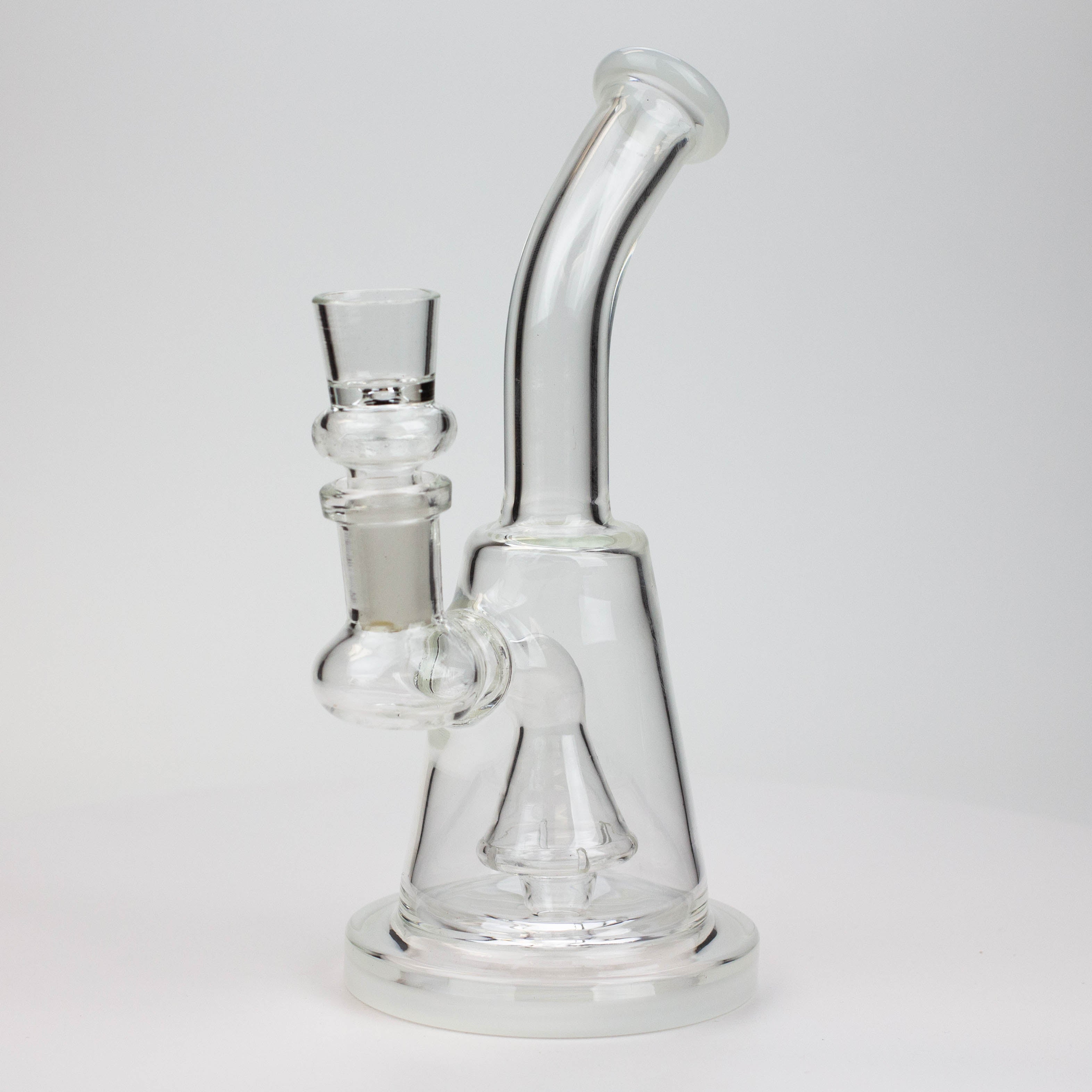 6" Cone diffuser glass bong