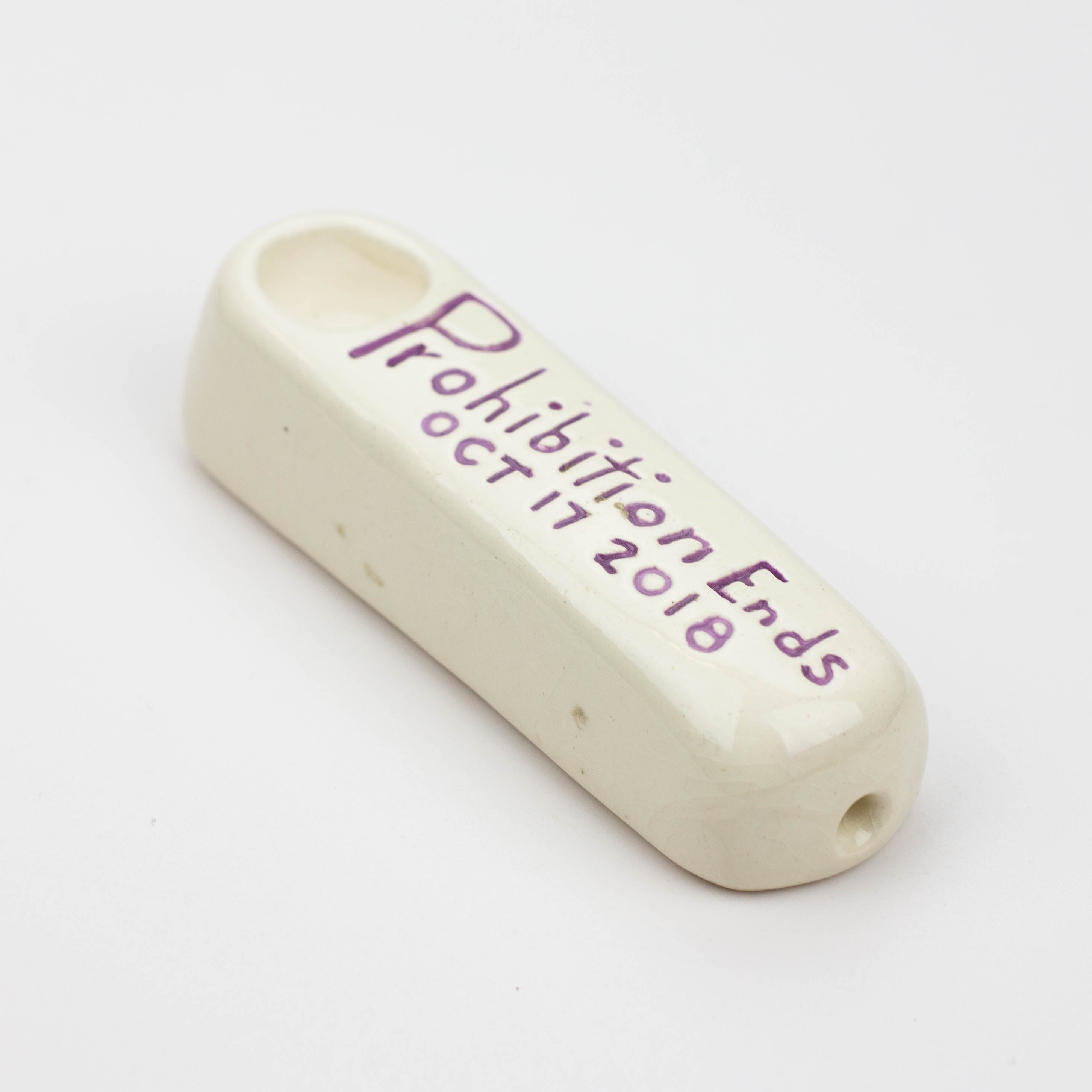 Handmade Ceramic Smoking Pipe [Prohibition Ends]