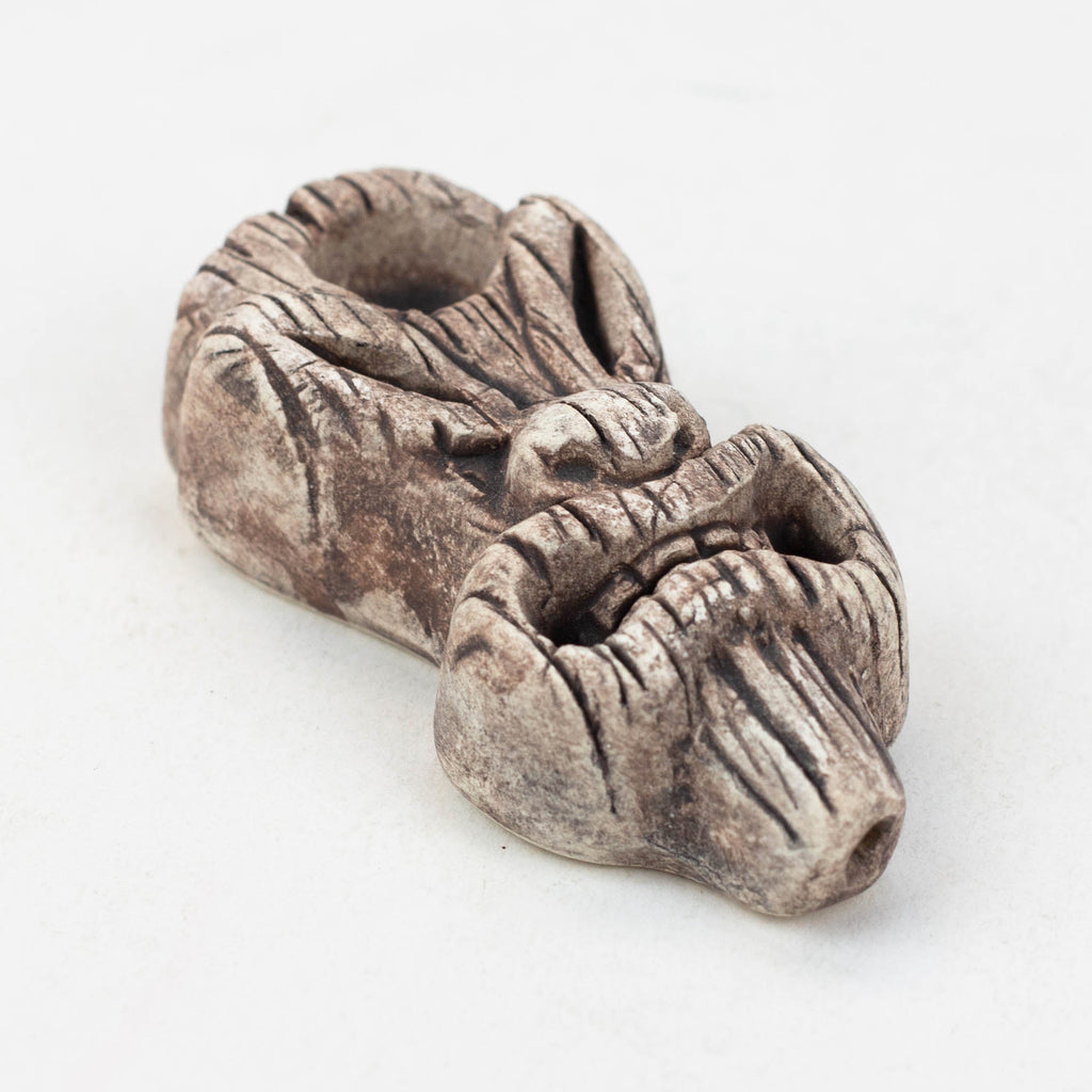 Handmade Ceramic Smoking Pipe [TIKI]