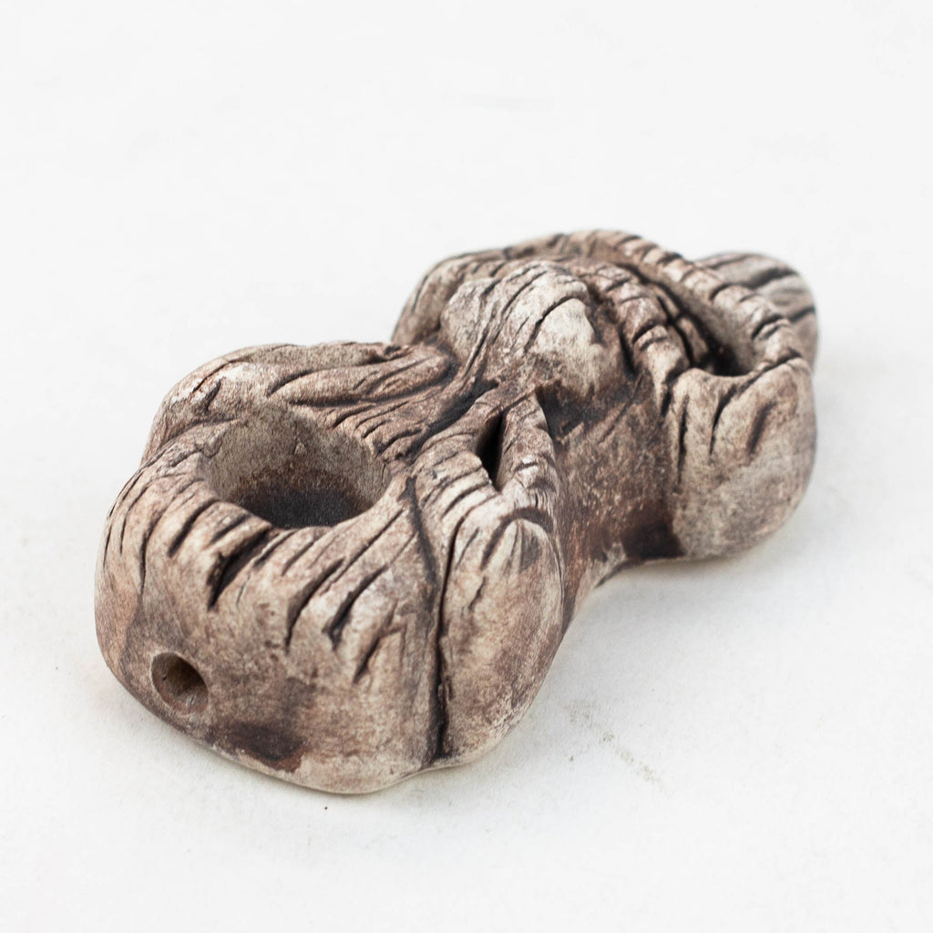 Handmade Ceramic Smoking Pipe [TIKI]