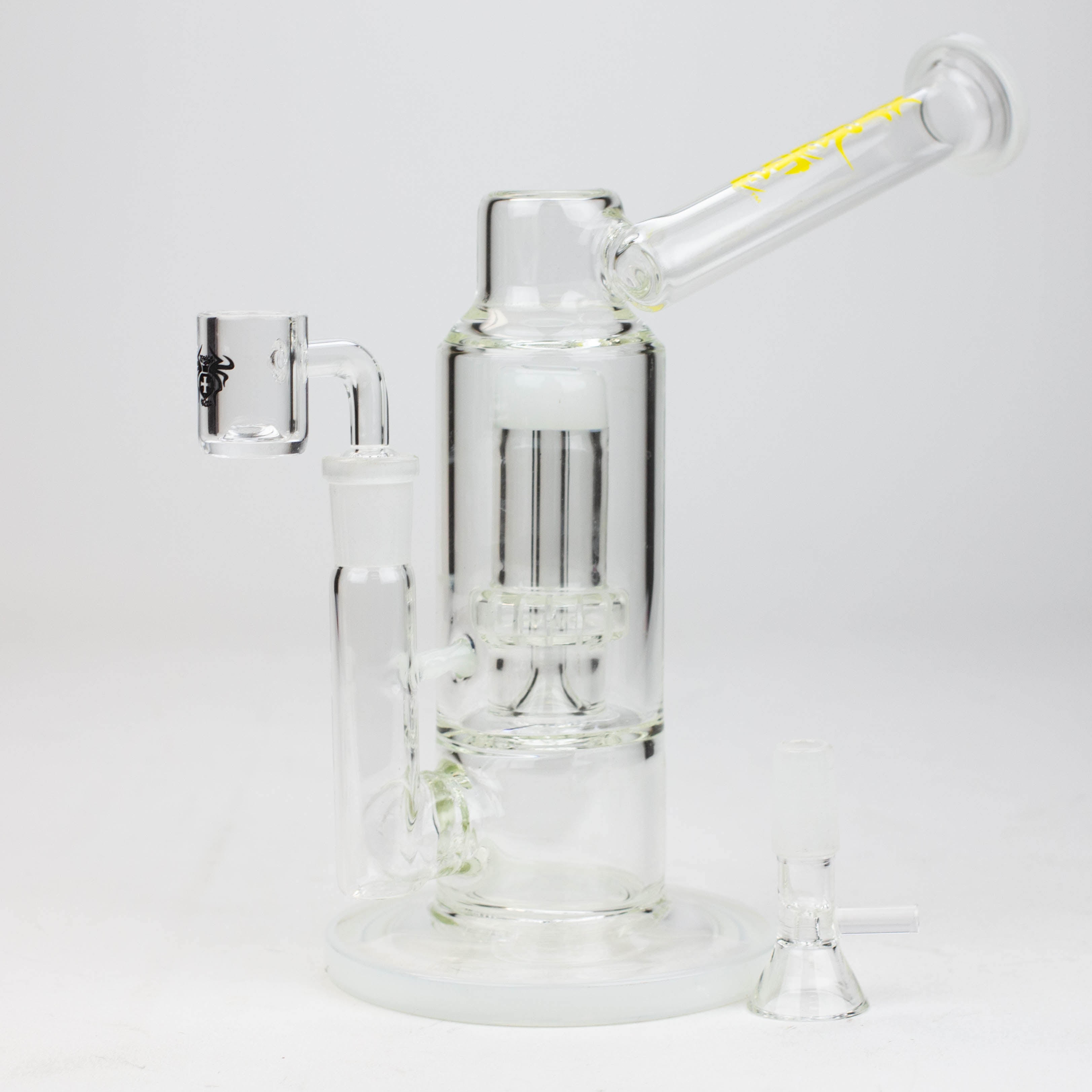 7" XTREME 2-in-1 Showerhead perc. glass Bong [XTR305]