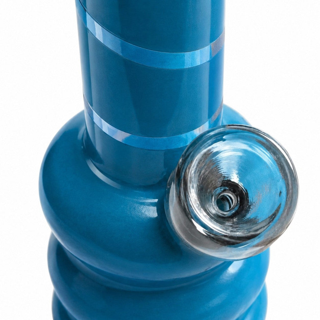 6" Colored Glass Bubble Waterpipe