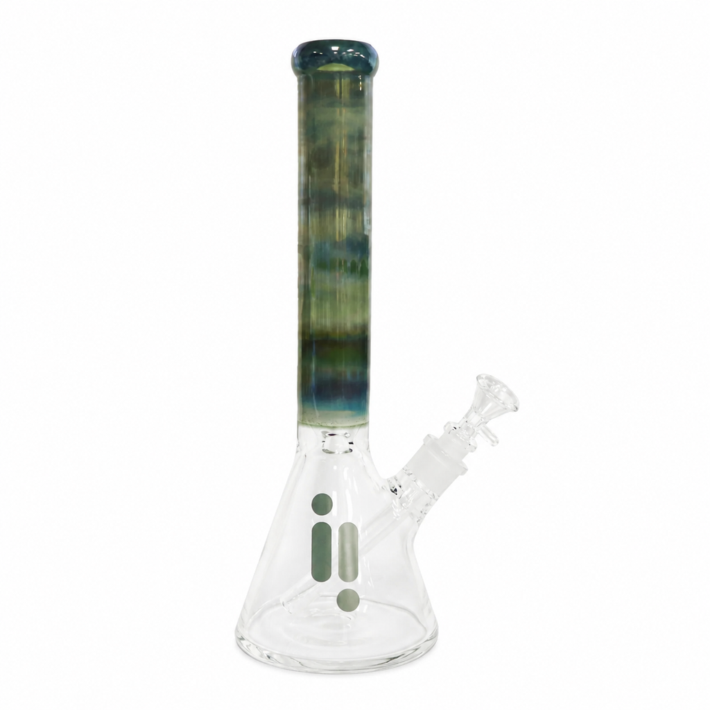 Infyniti | 16" 7mm Branded Glass Beaker Bong with Tornado Perc [GP1650]