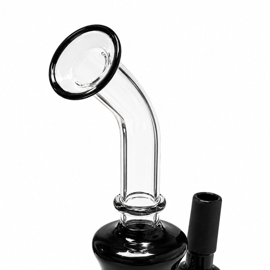 8" Color Accent Circ Perc Glass Dab Rig