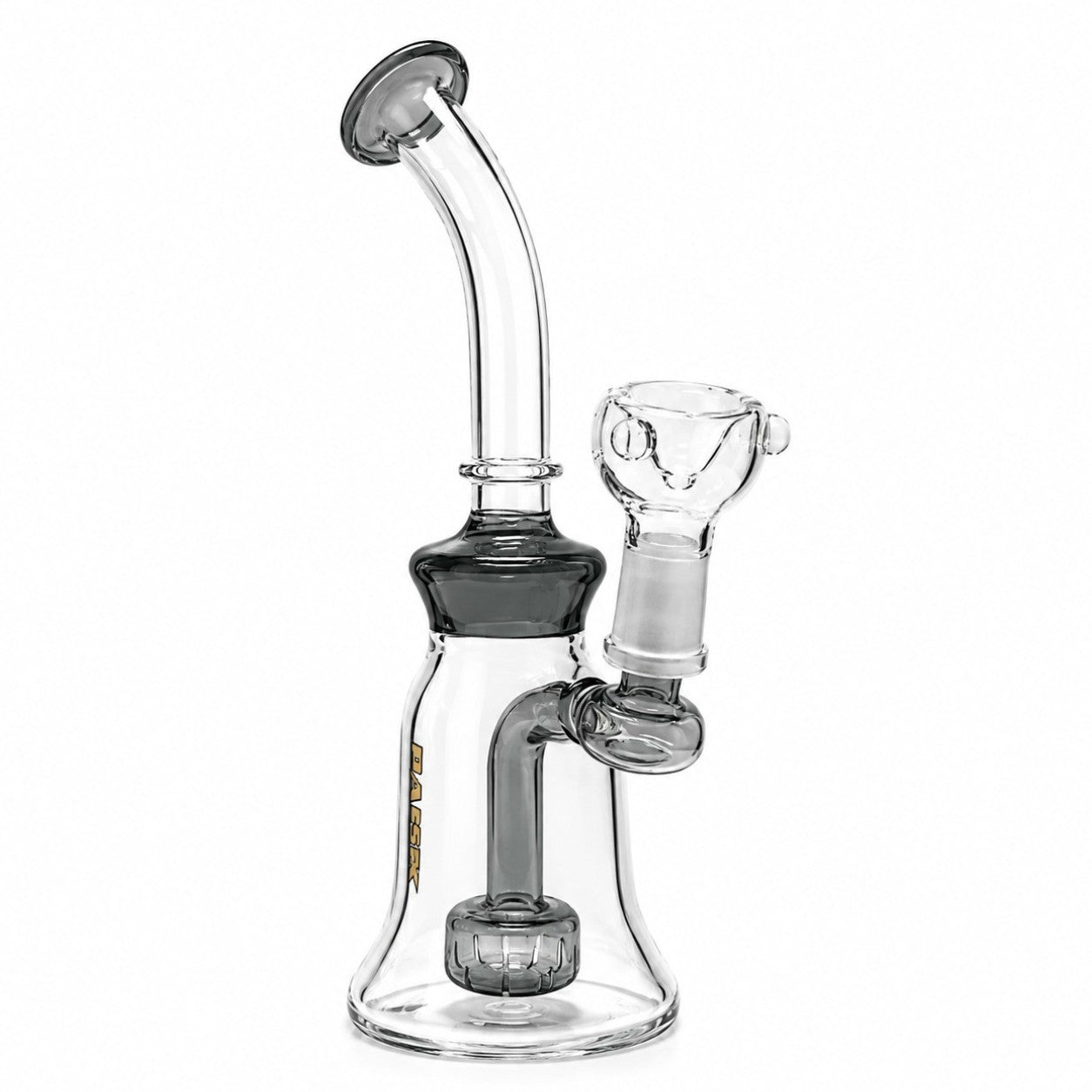 8" Color Accent Circ Perc Glass Dab Rig