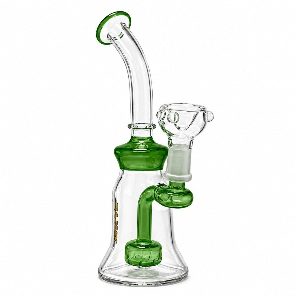 8" Color Accent Circ Perc Glass Dab Rig