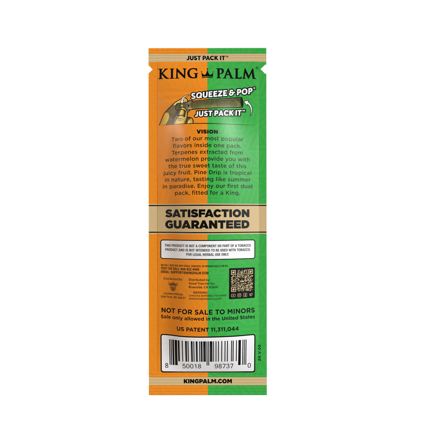 King Palm | 2 King Rolls – Dual Pack – 20 Units Per Display