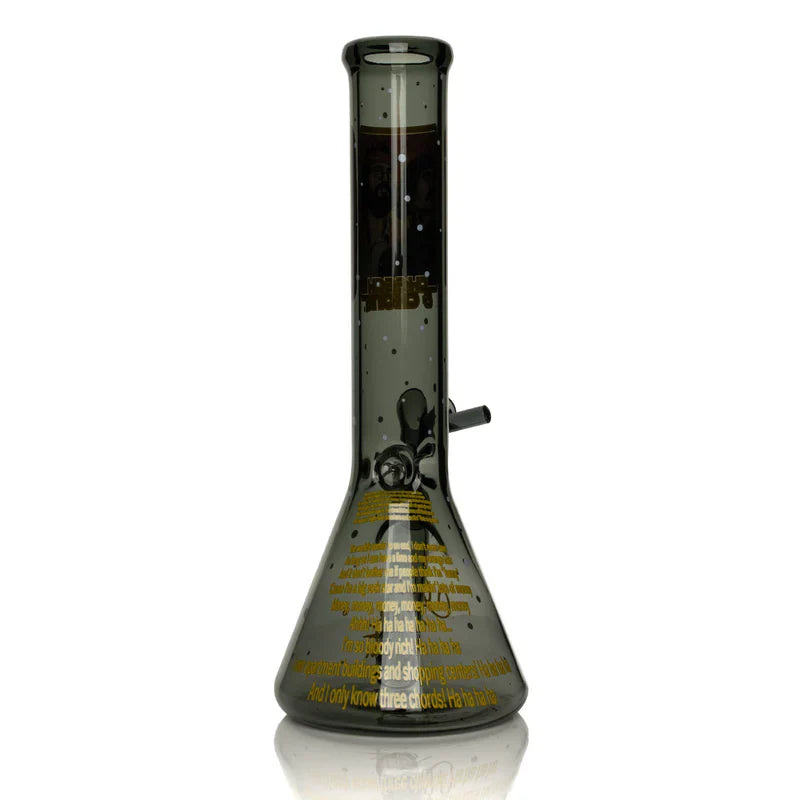 Cheech & Chong® Glass | 10" Stoners in Space Beaker Base Water Pipe [CC157]