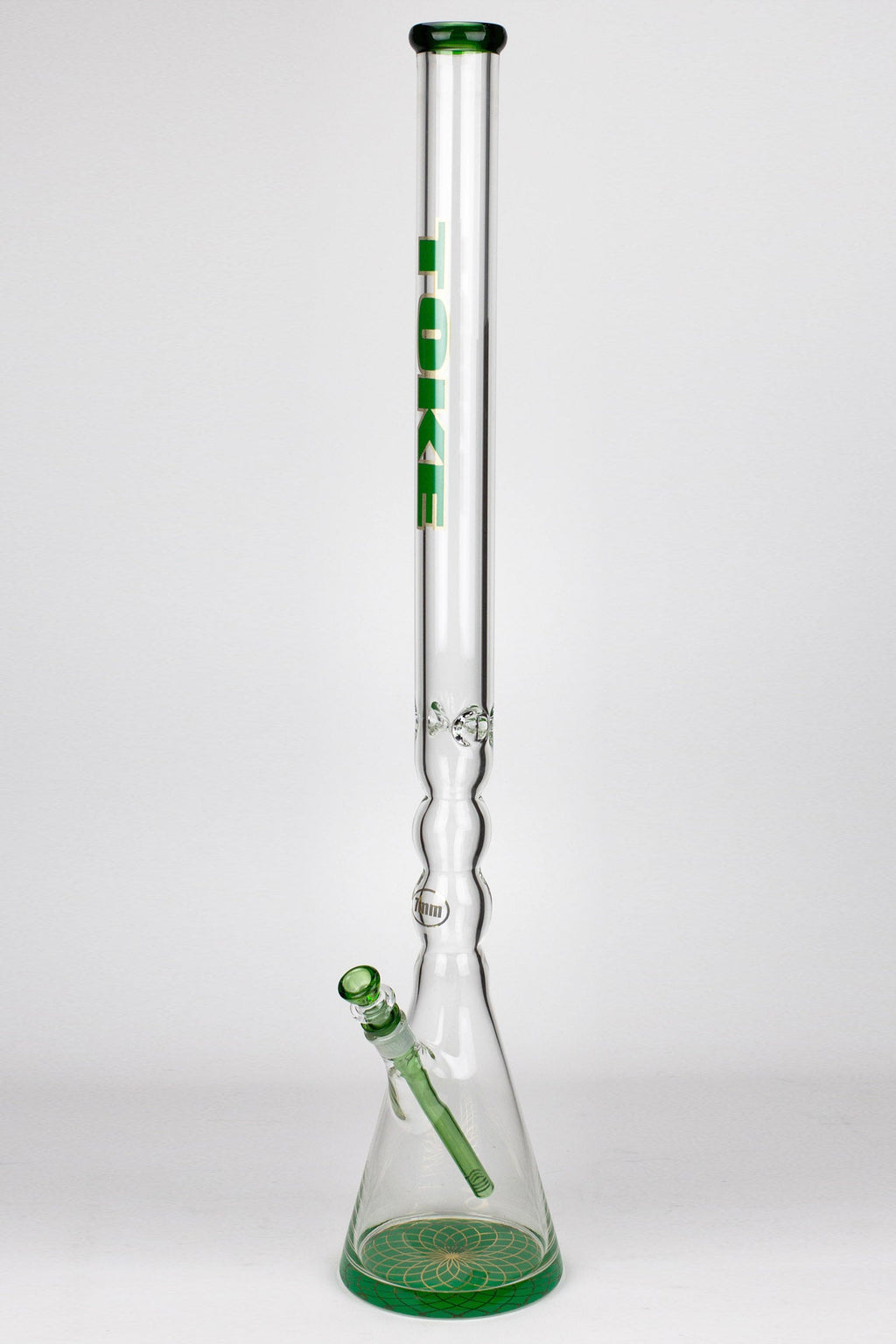 32" DANK 7 mm curved tube beaker water bong