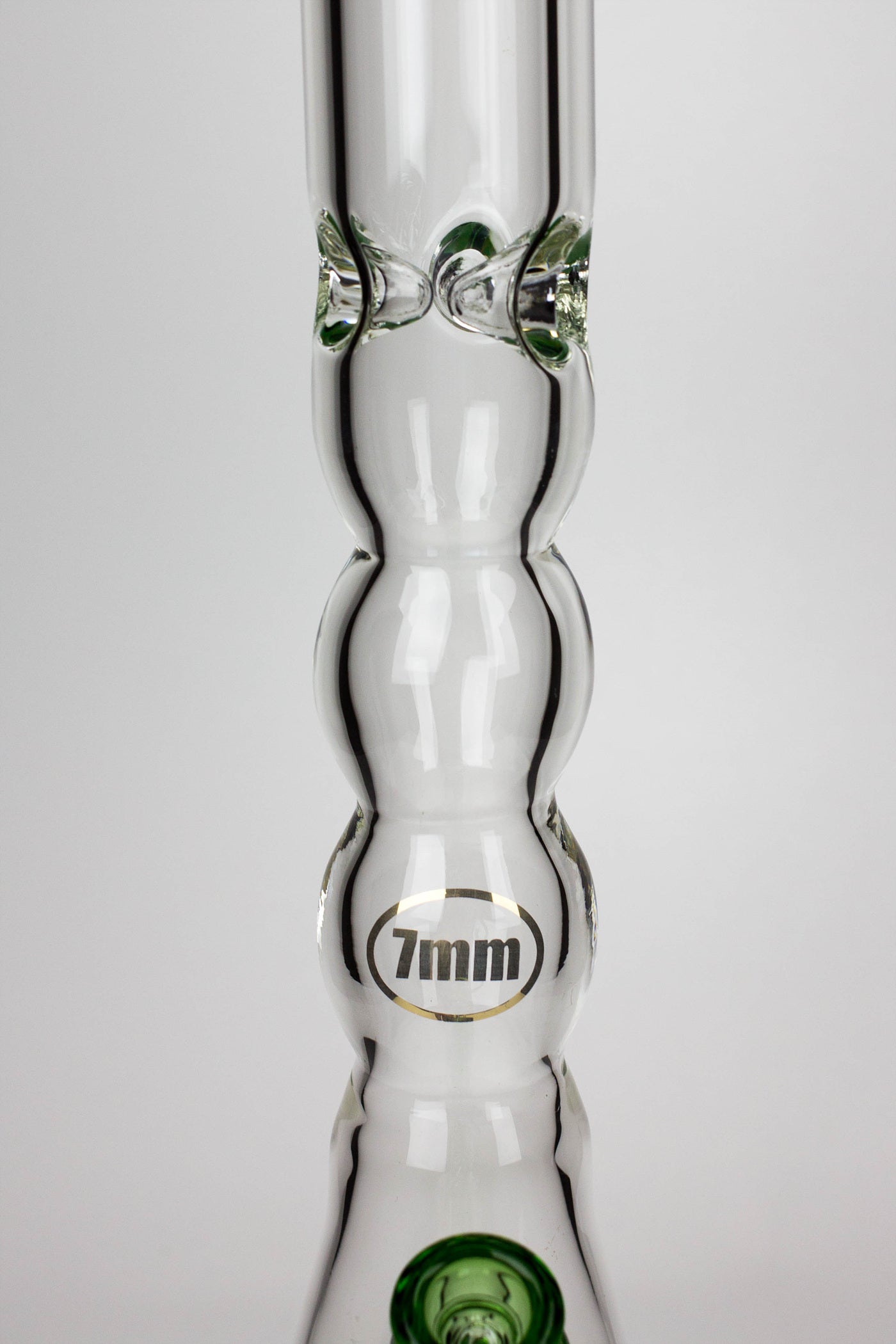 32" DANK 7 mm curved tube beaker water bong