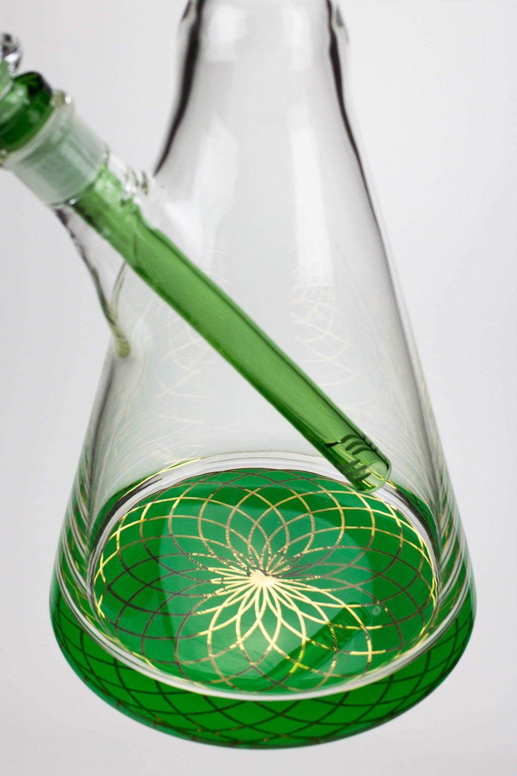 32" DANK 7 mm curved tube beaker water bong