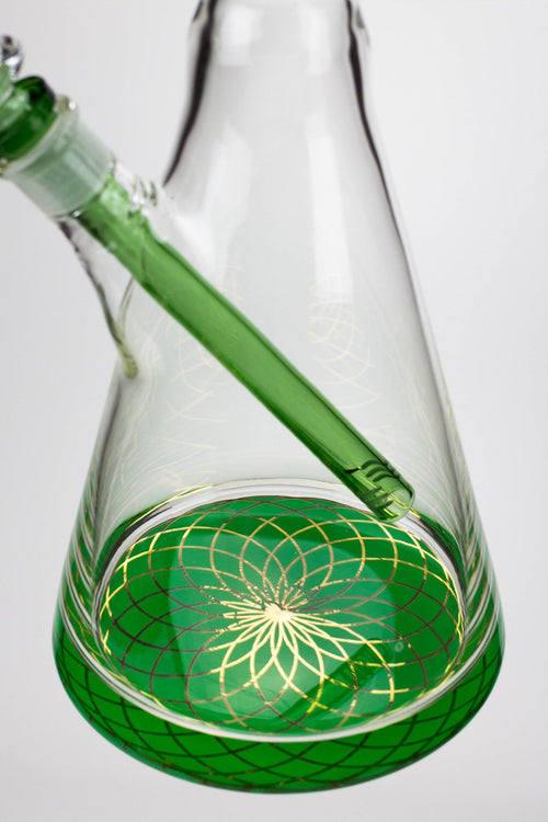 32" DANK 7 mm curved tube beaker water bong