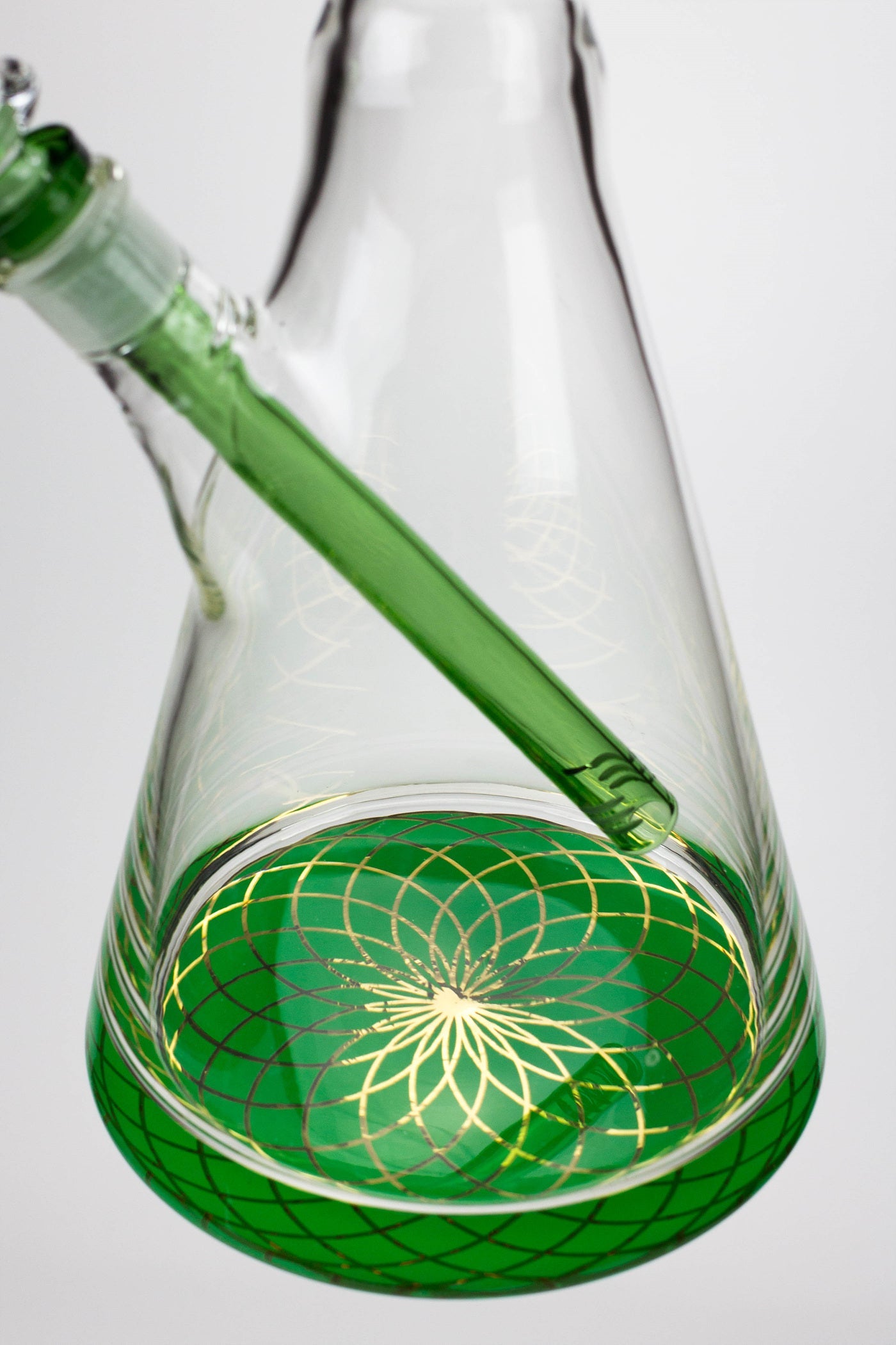 32" DANK 7 mm curved tube beaker water bong