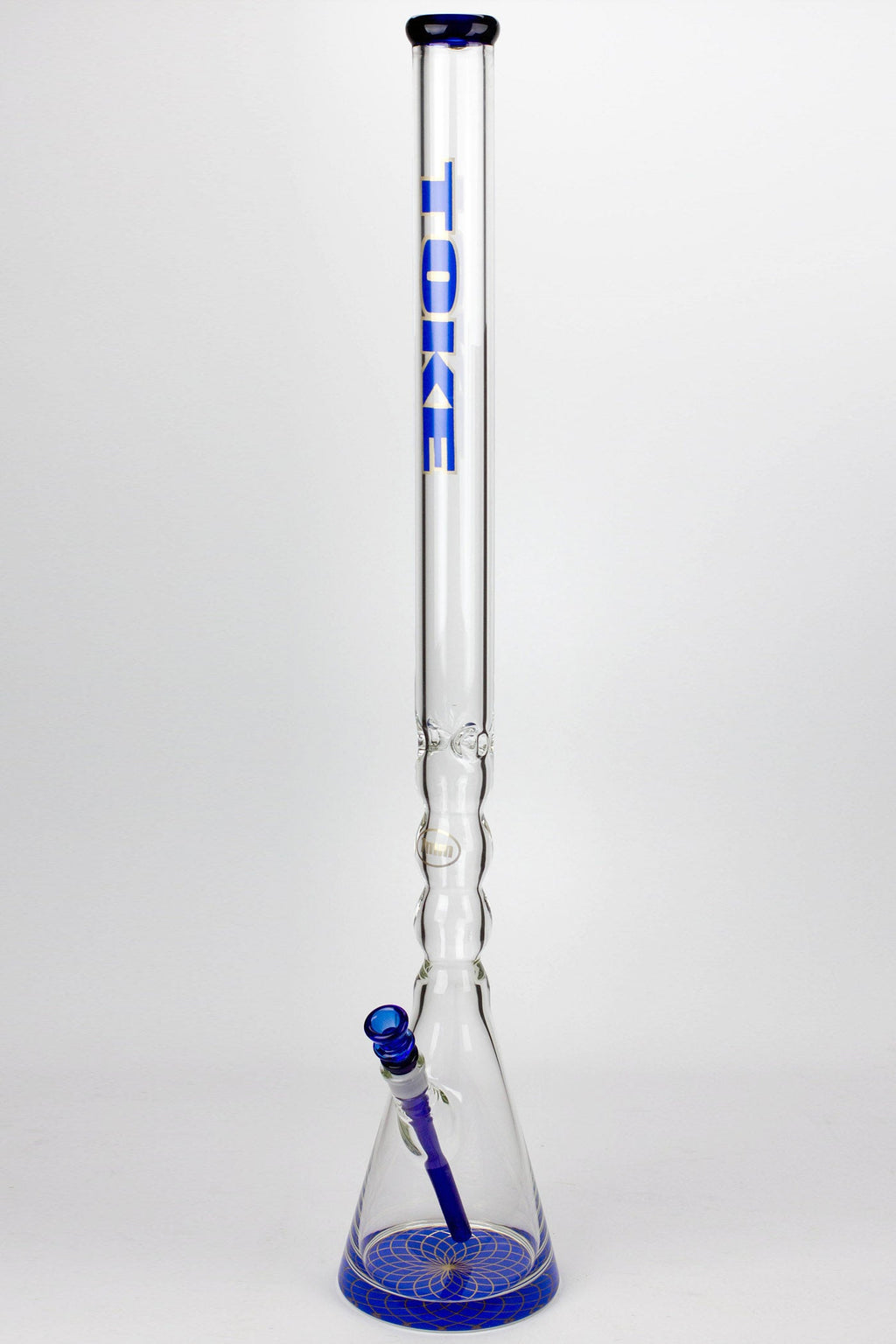 32" DANK 7 mm curved tube beaker water bong