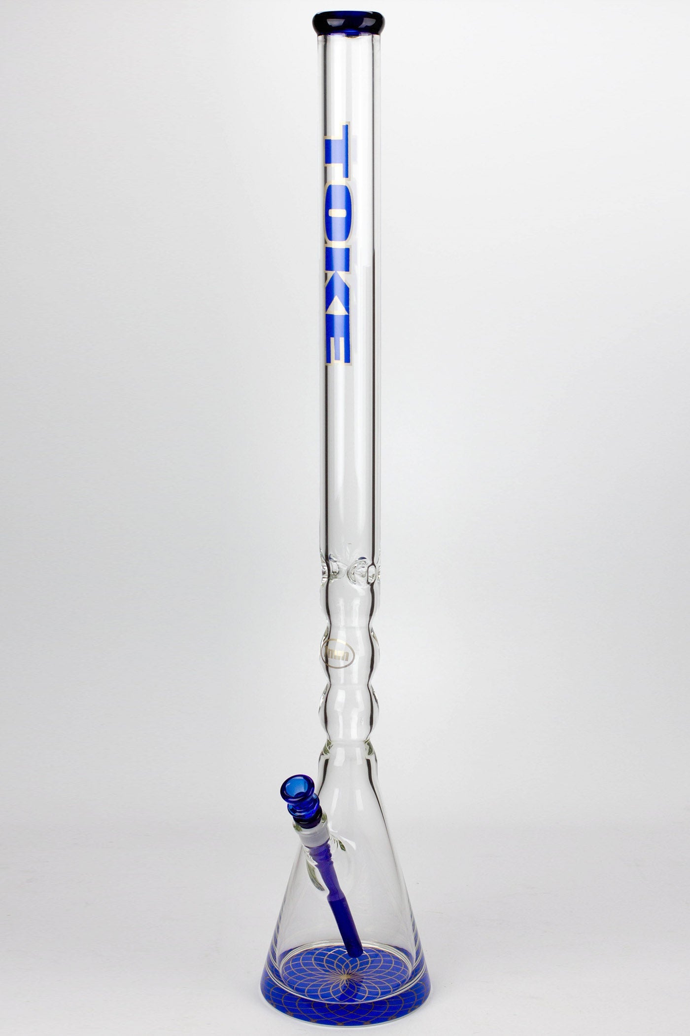 32" DANK 7 mm curved tube beaker water bong