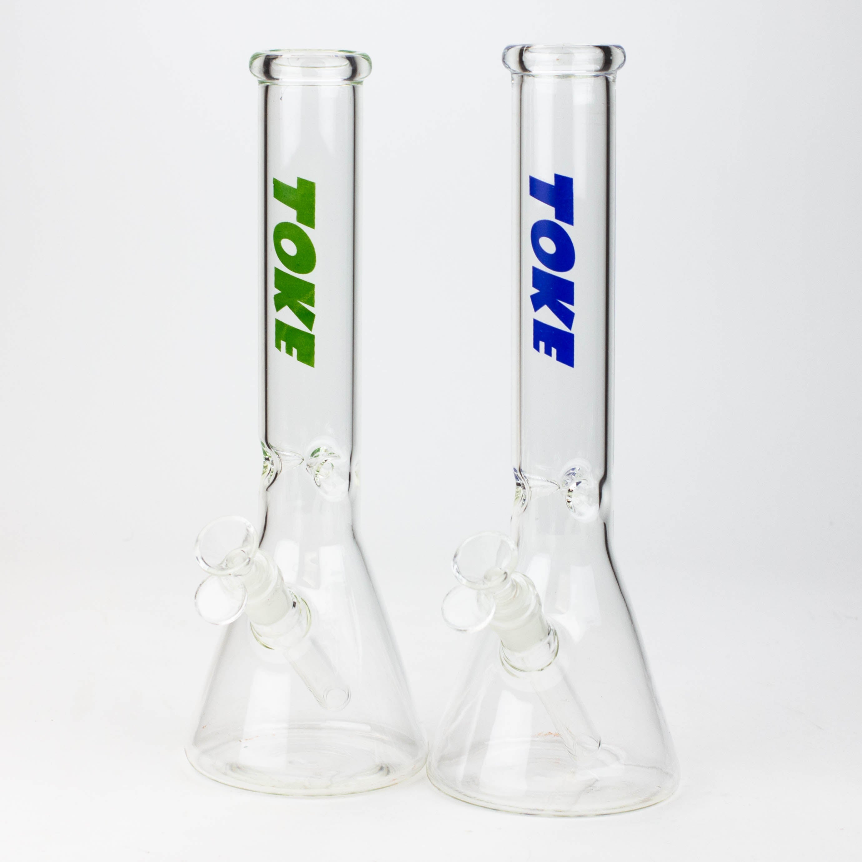TOKE - 12" Beaker glass water bong