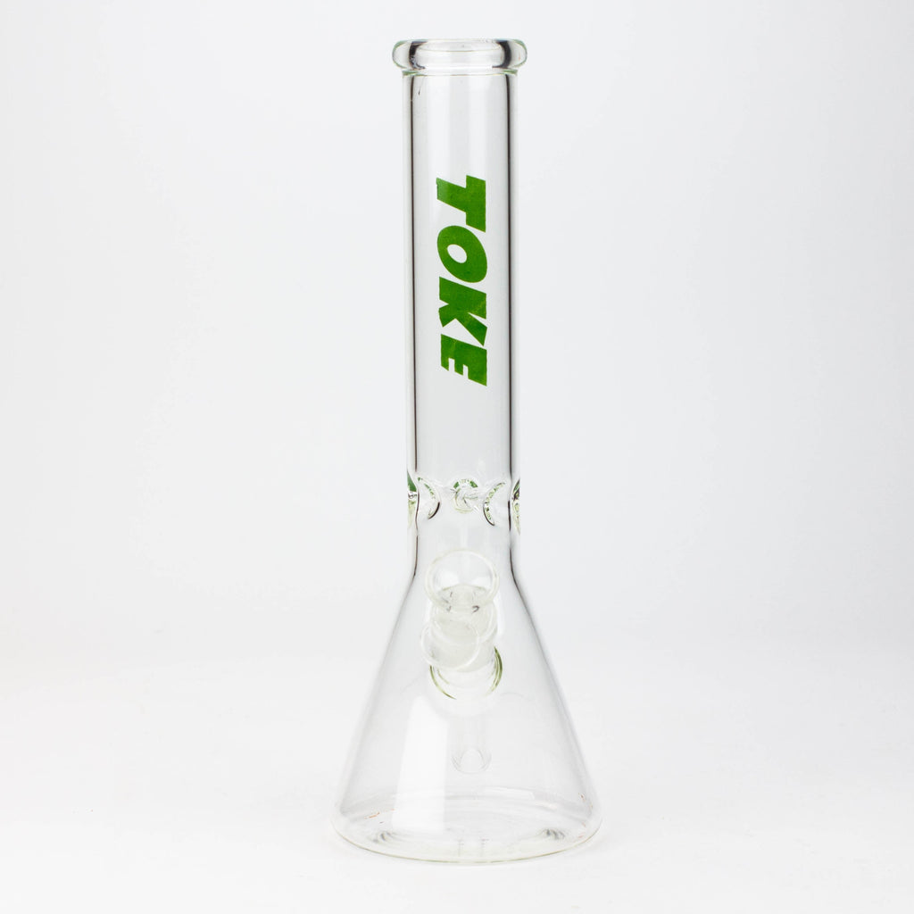 TOKE - 12" Beaker glass water bong