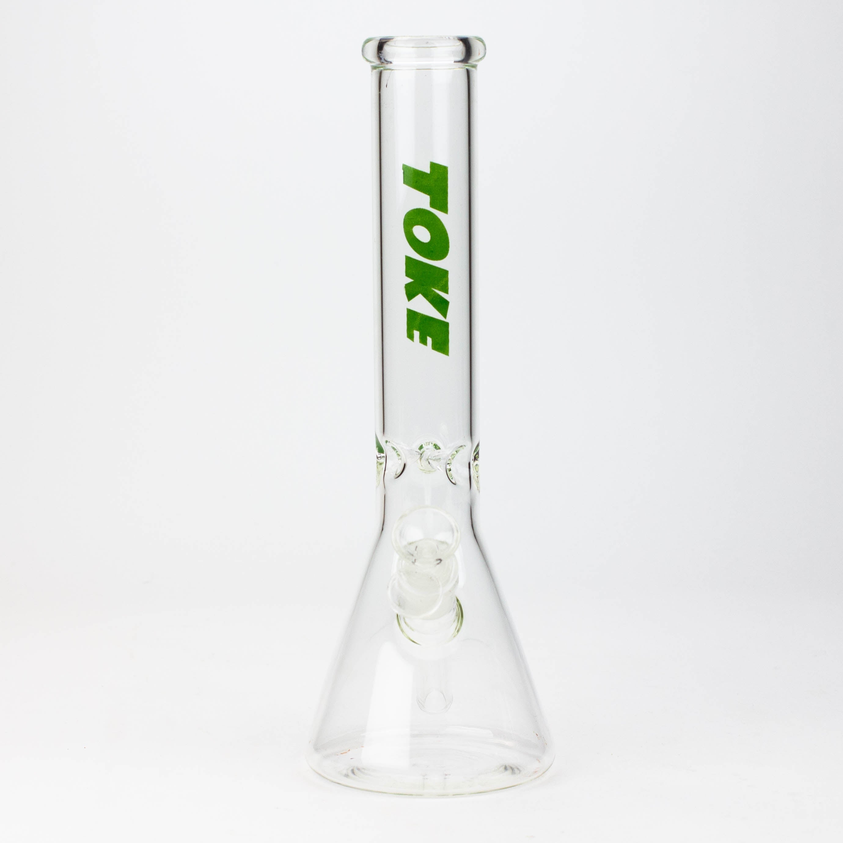 TOKE - 12" Beaker glass water bong
