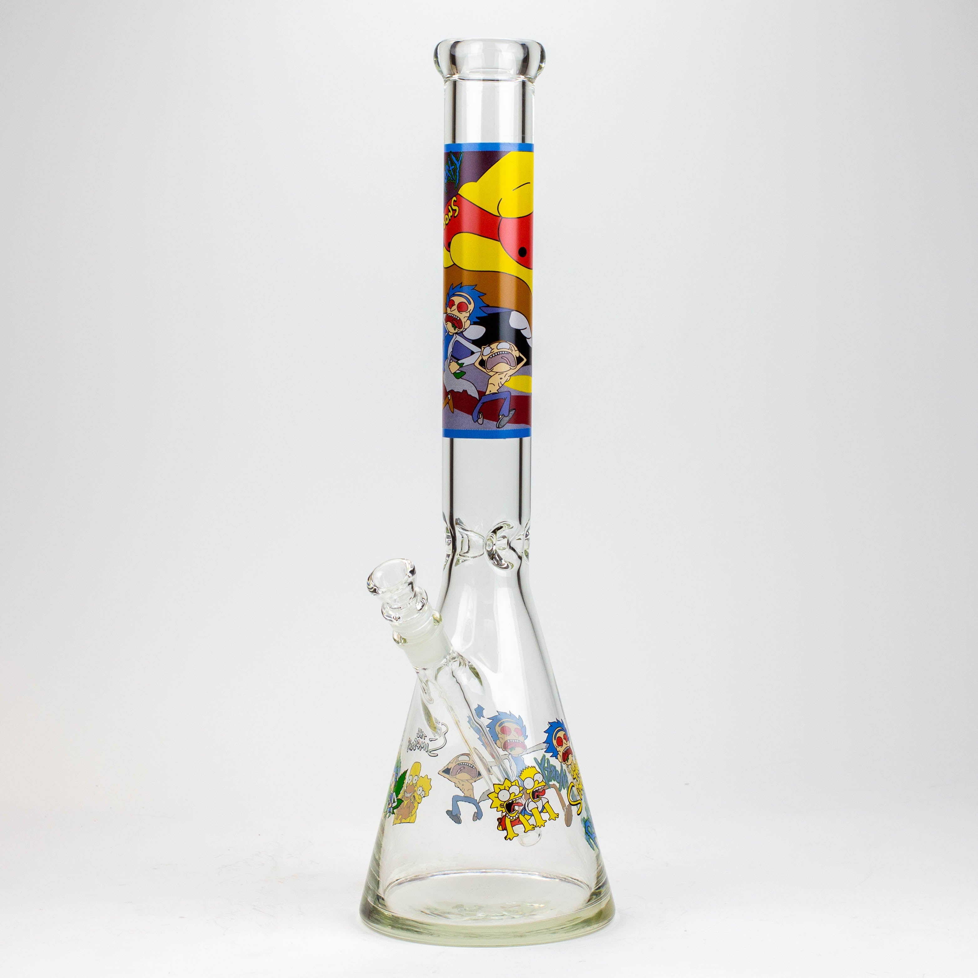 20" RM decal 7 mm glass water bong