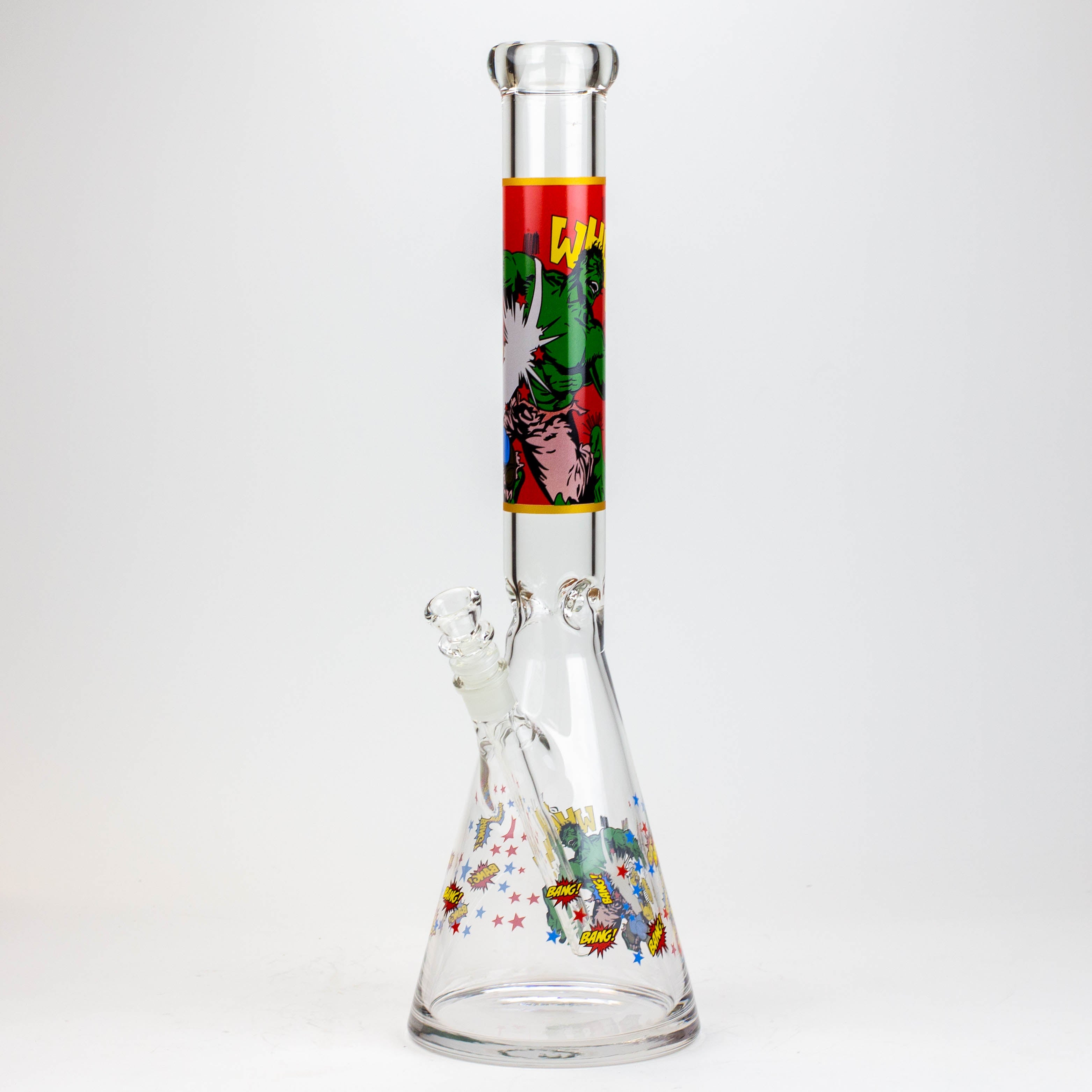 20" RM decal 7 mm glass water bong