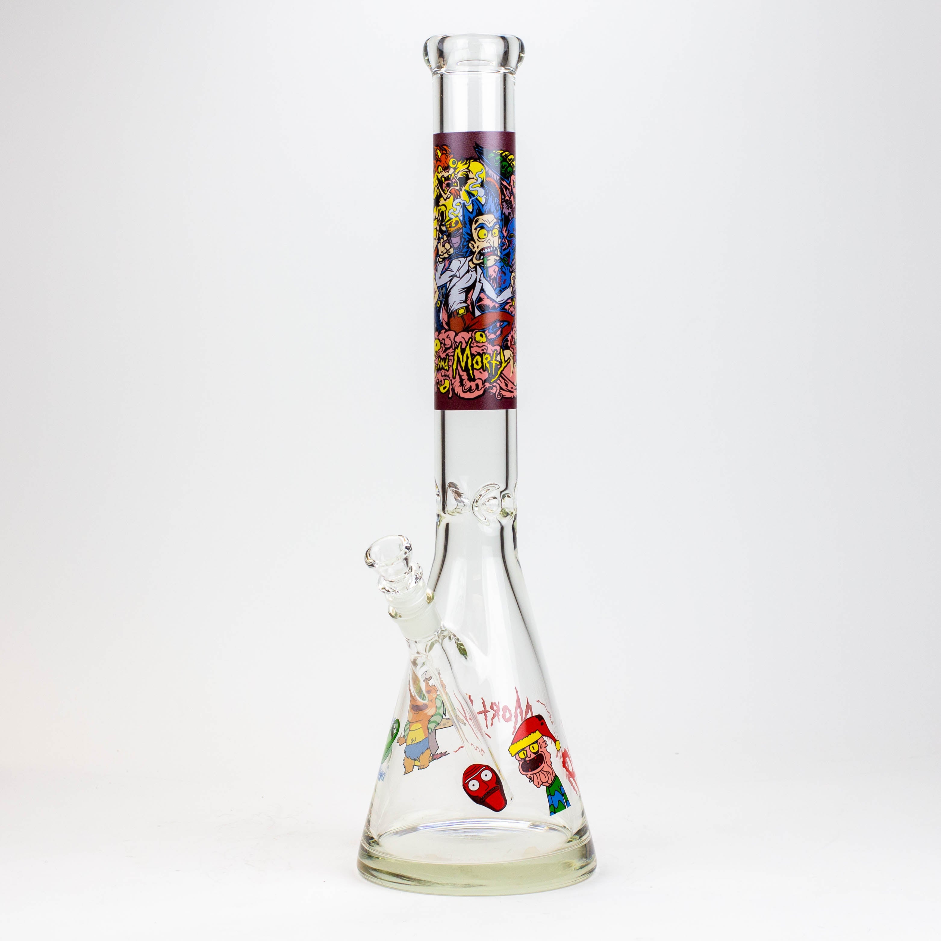 20" RM decal 7 mm glass water bong
