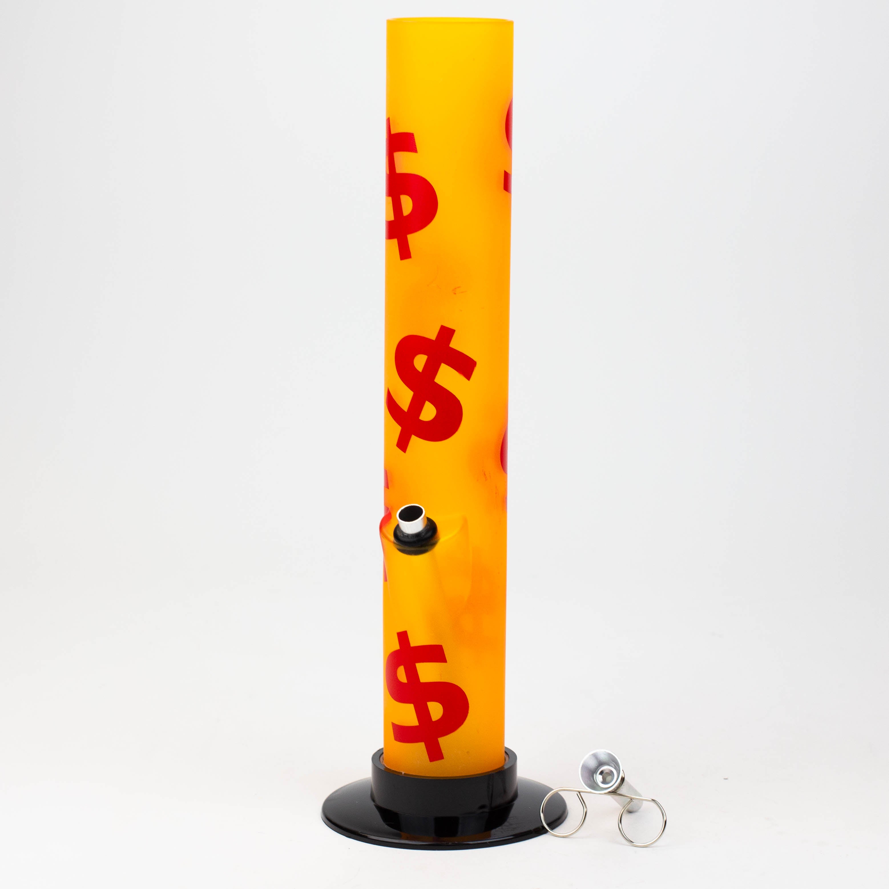 12" acrylic water pipe assorted [FAM-C]