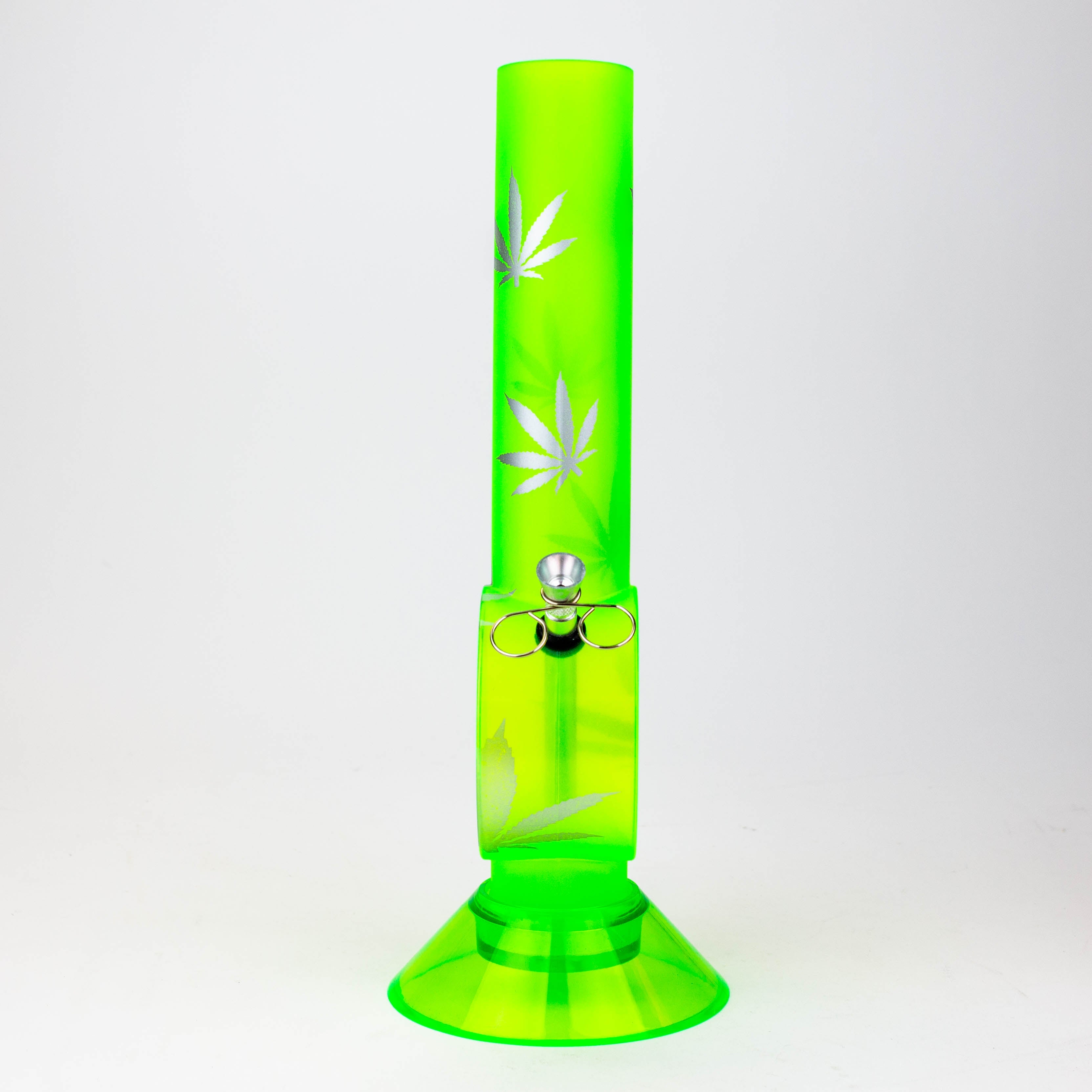 13" acrylic water pipe assorted [FAM-DD]