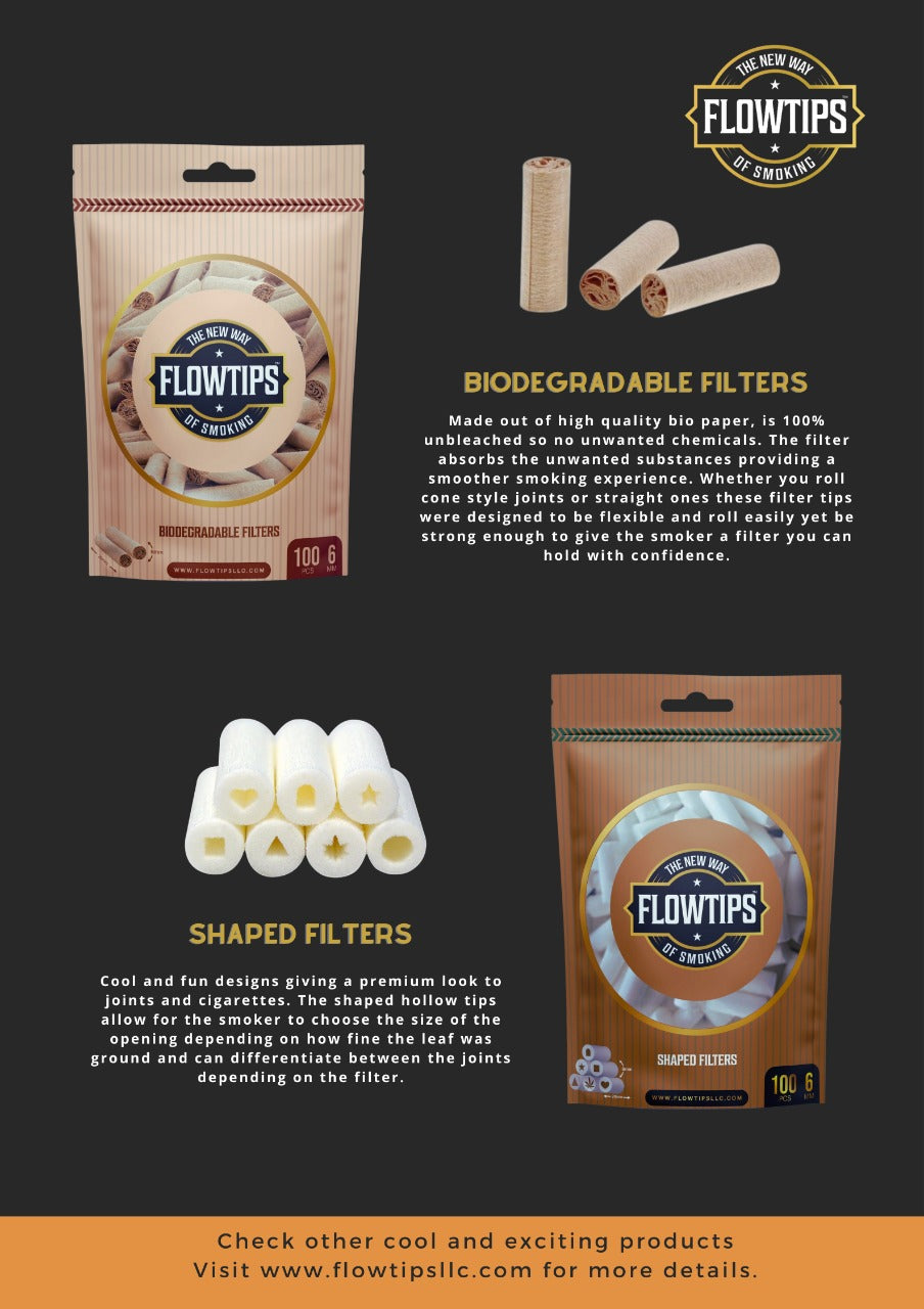 FLOWTIPS-SHAPE FILTER Box of 10
