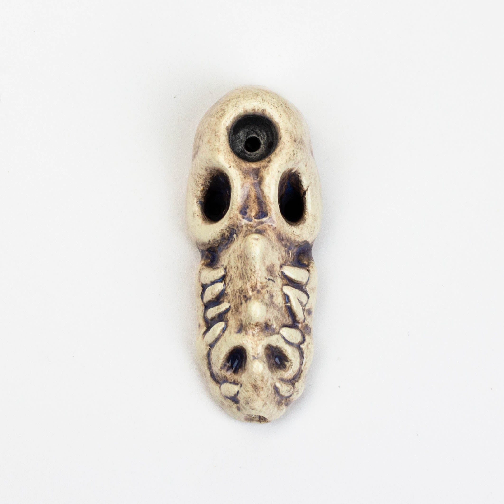 Handmade Ceramic Smoking Pipe [MINI GATOR]