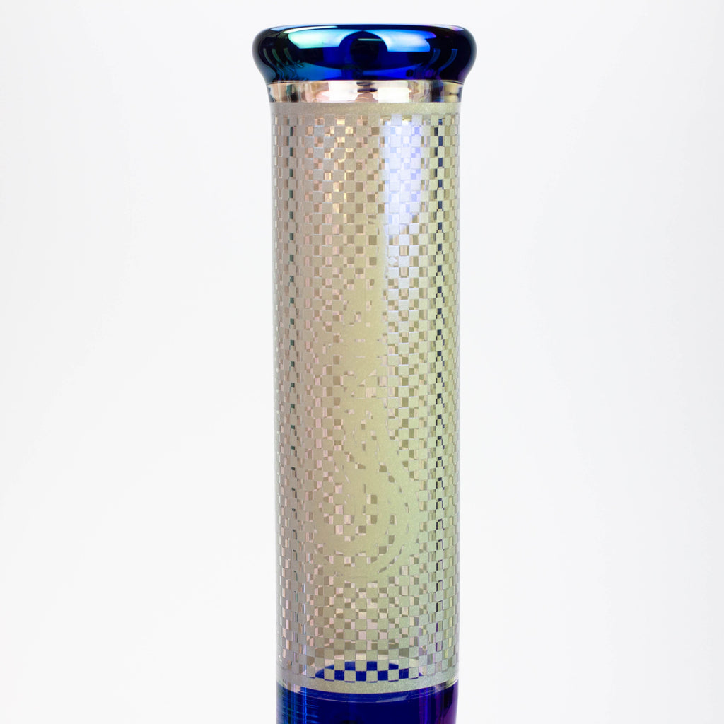 13" Genie electroplated glass beaker bong ( F11 )