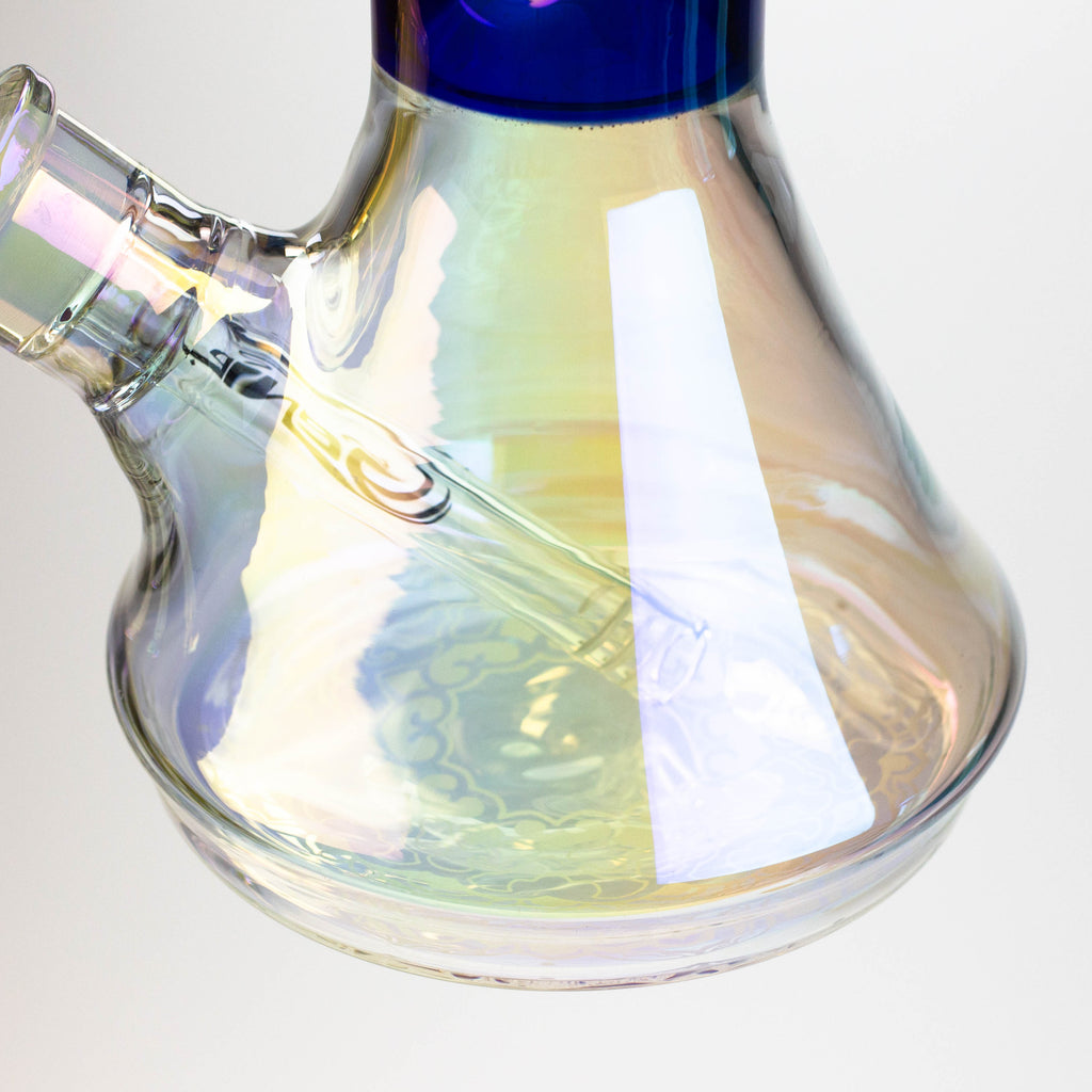 13" Genie electroplated glass beaker bong ( F11 )