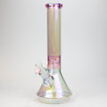 13" Genie electroplated glass beaker bong ( F11 )
