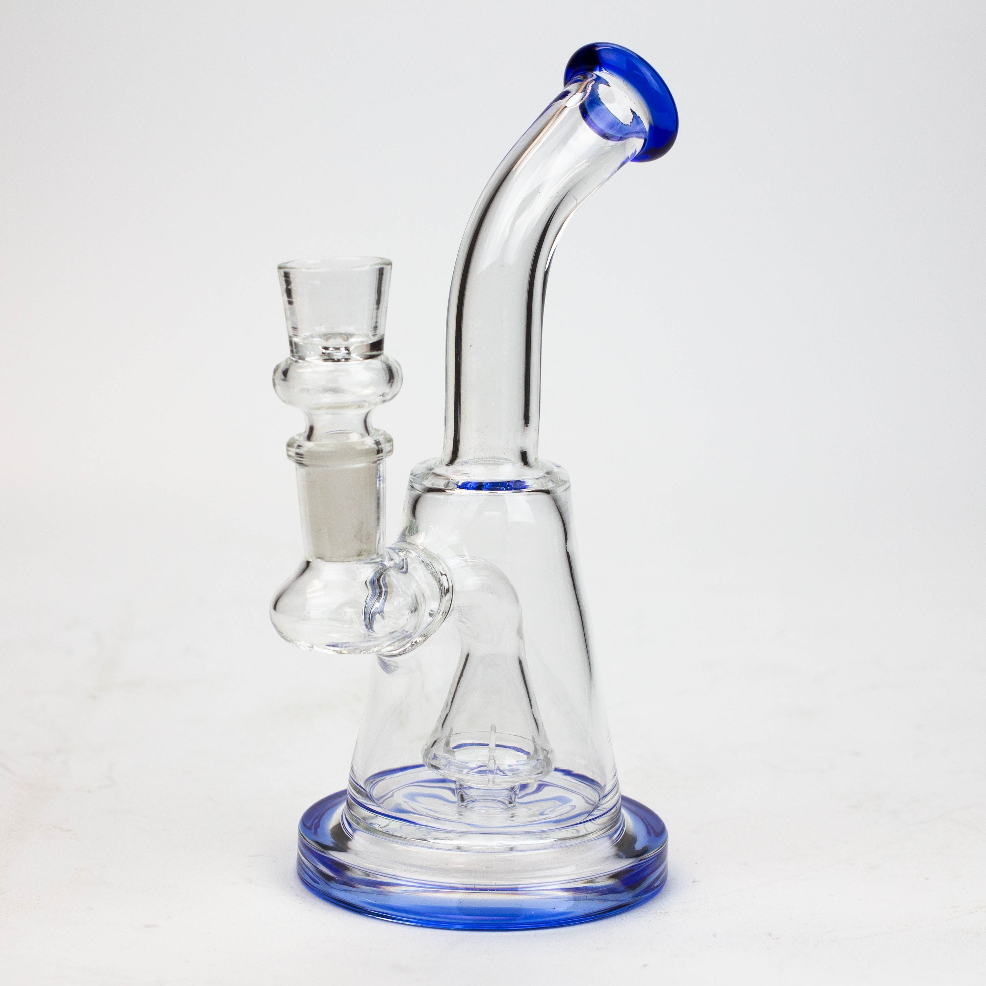 6" Cone diffuser glass bong