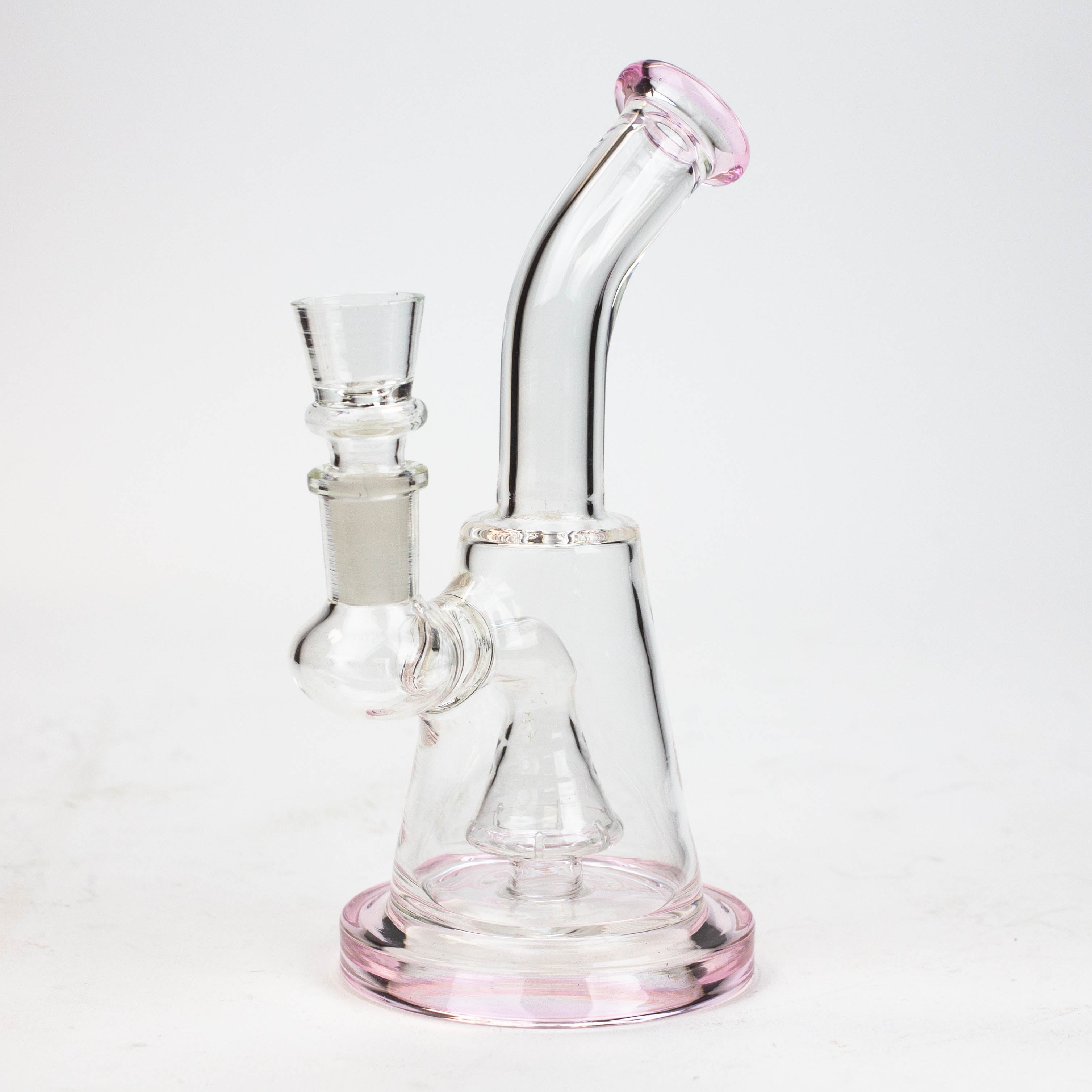 6" Cone diffuser glass bong
