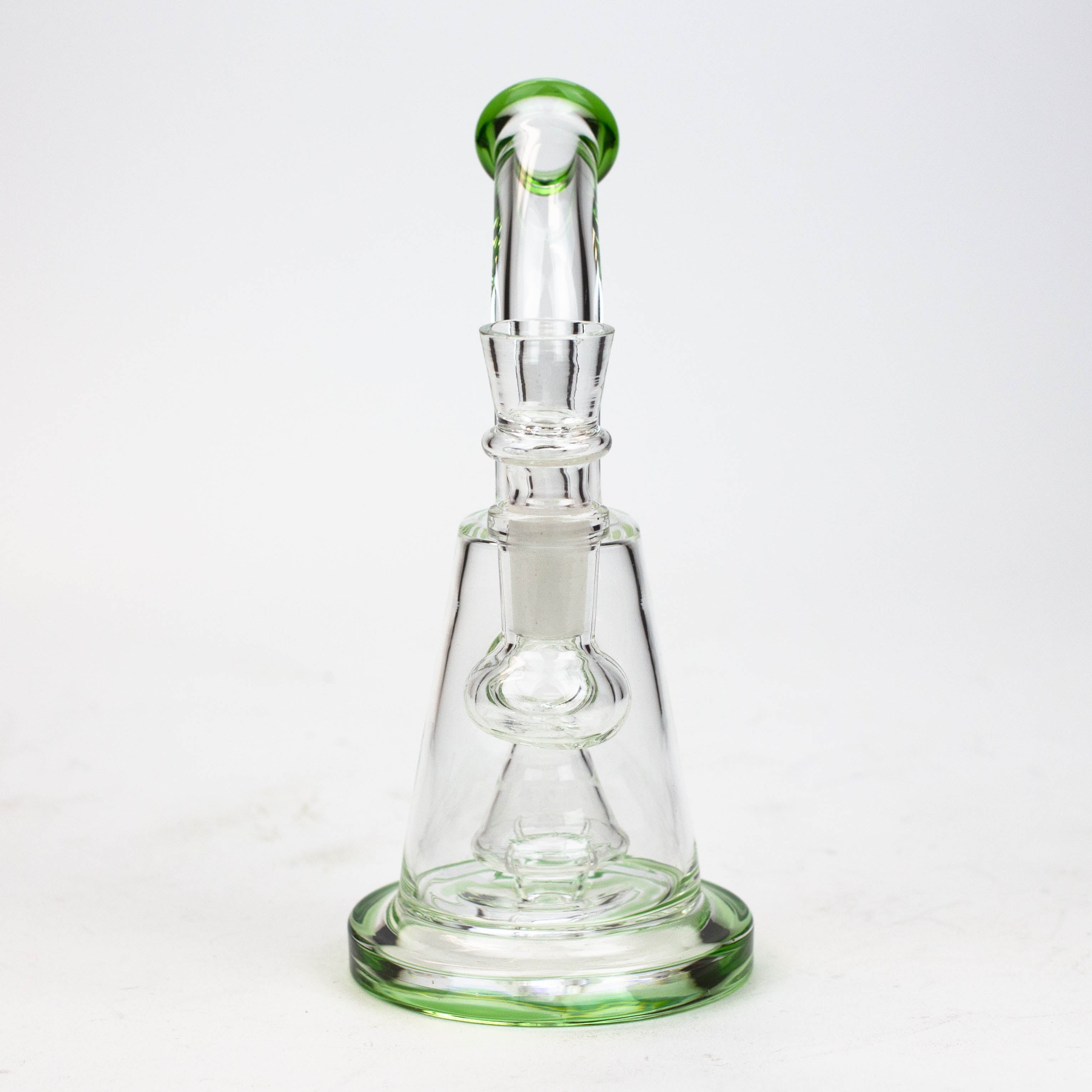 6" Cone diffuser glass bong