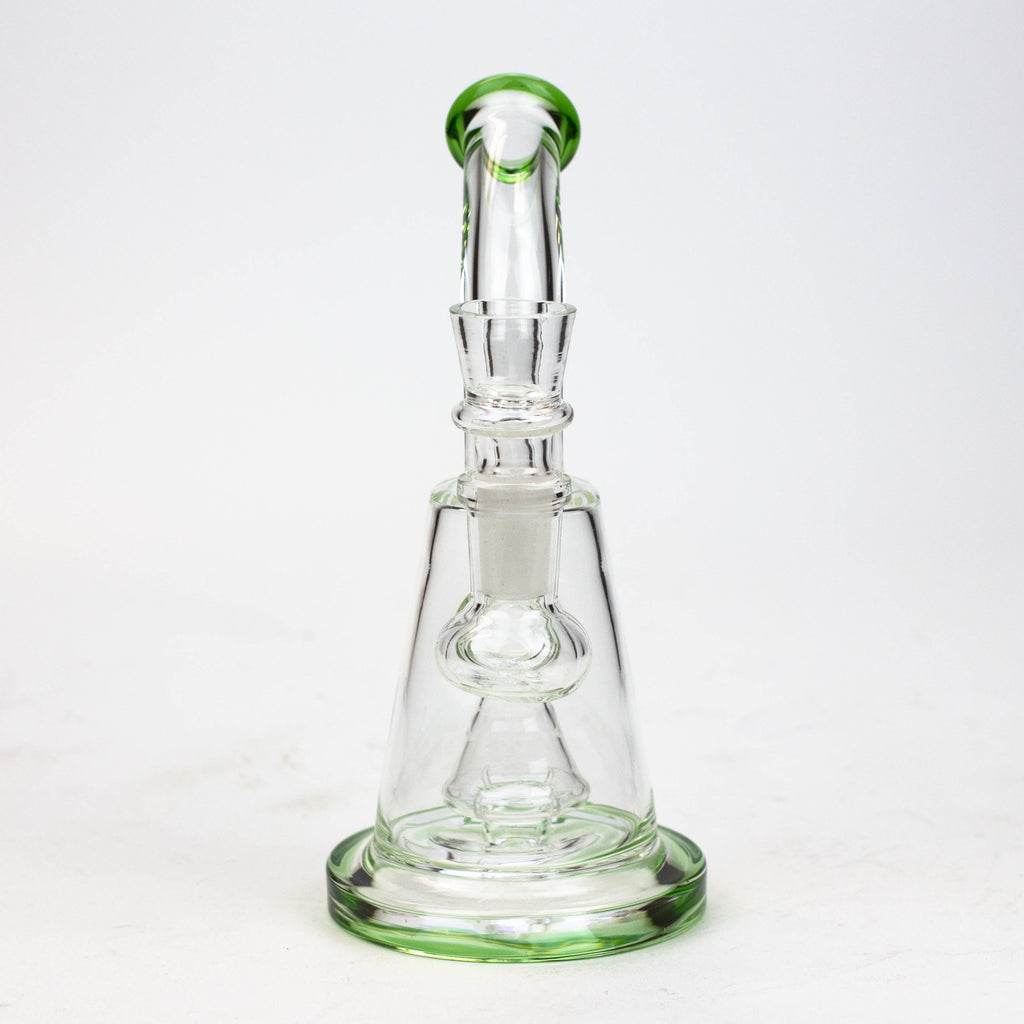 6" Cone diffuser glass bong