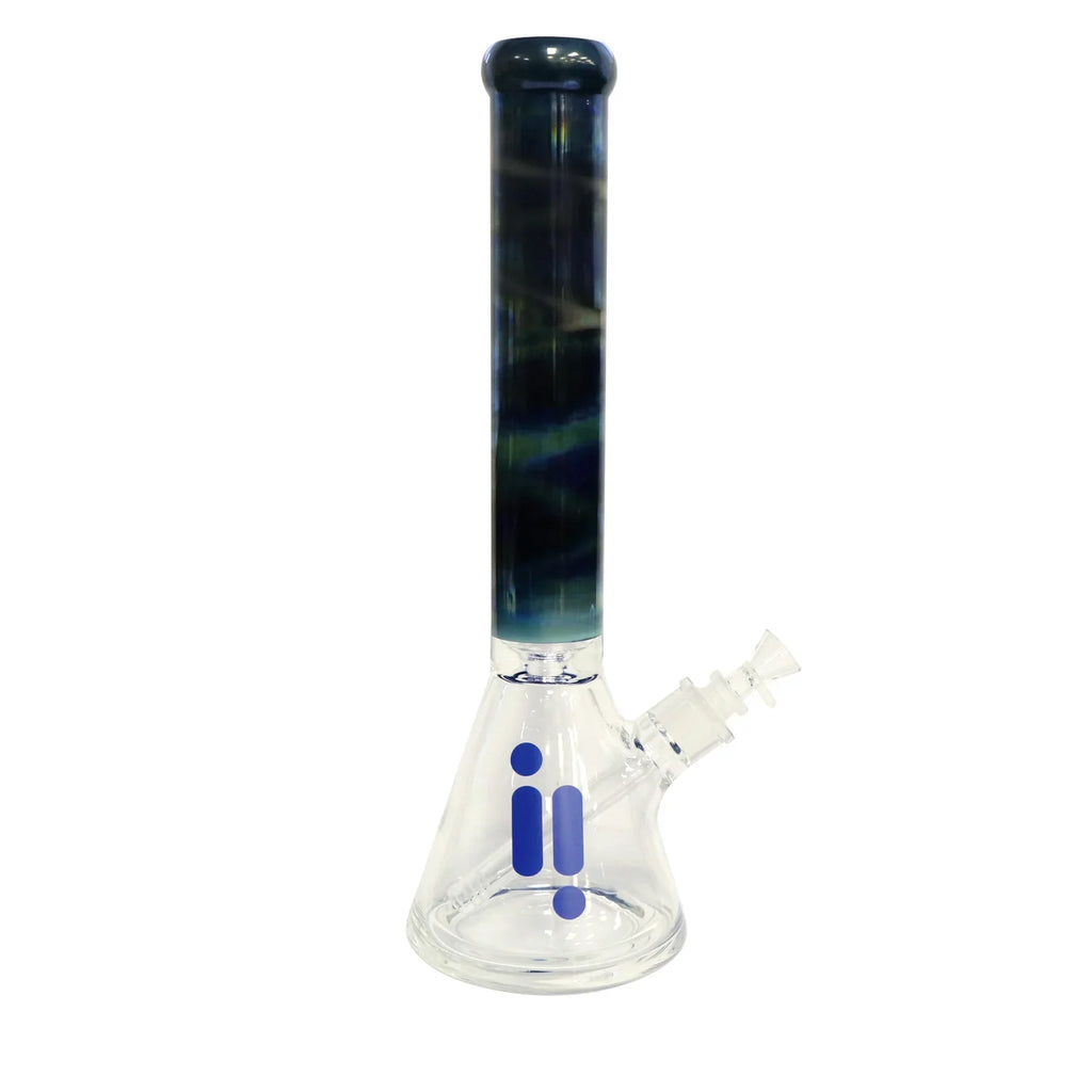 Infyniti | 16" 7mm Branded Glass Beaker Bong with Tornado Perc [GP1650]
