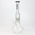 13" KUSH 8 tree-arm round base glass bong [H2]
