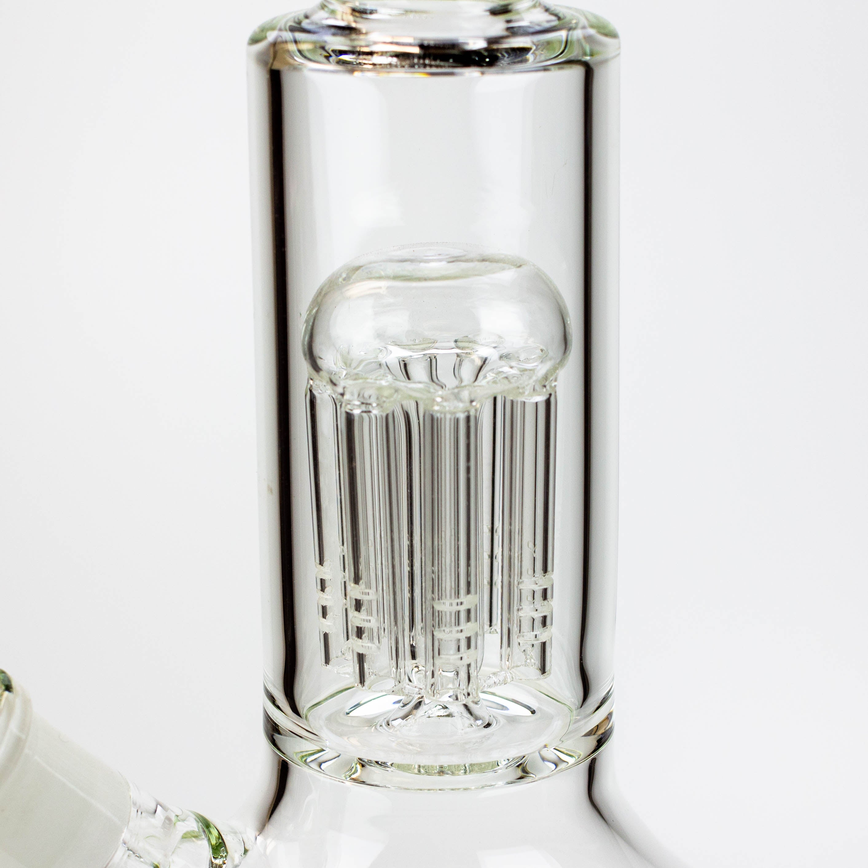 13" KUSH 8 tree-arm round base glass bong [H2]