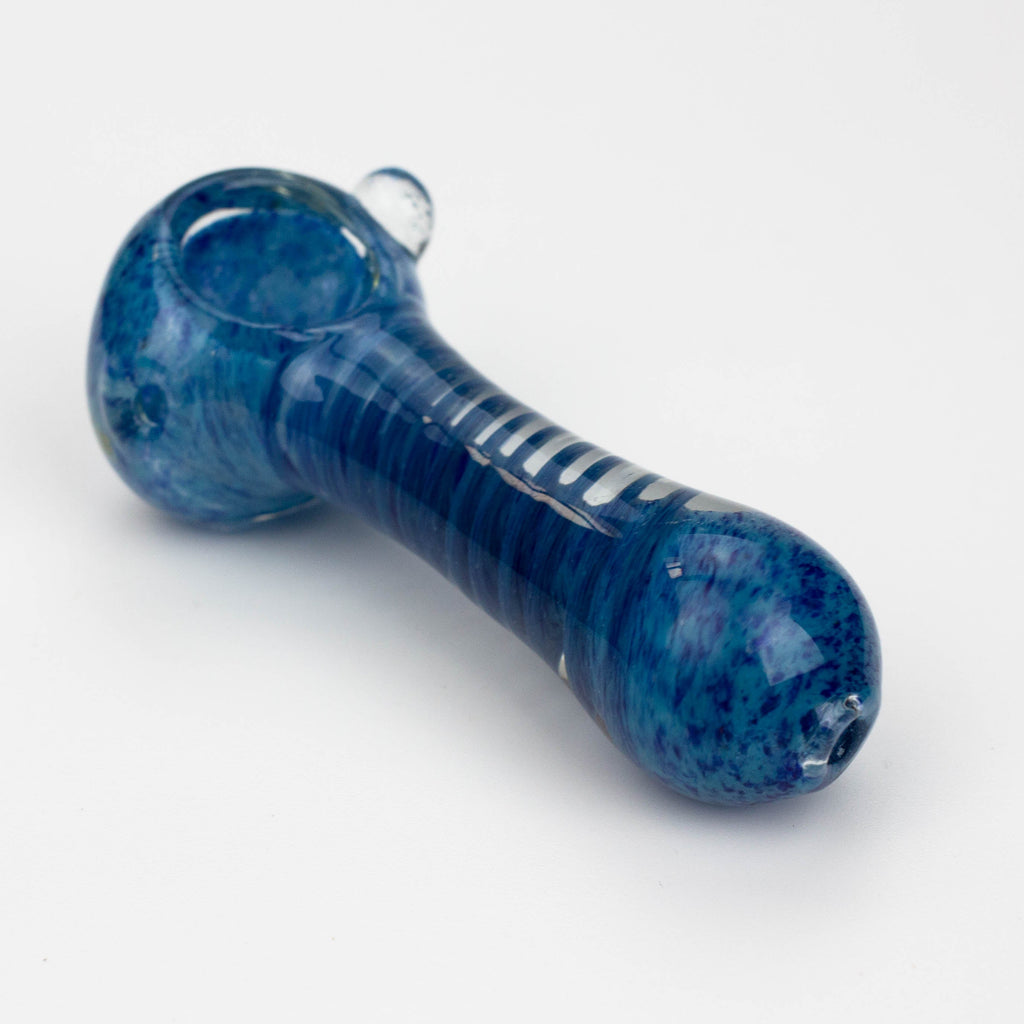 3" soft glass hand pipe [9187] Pack of 2