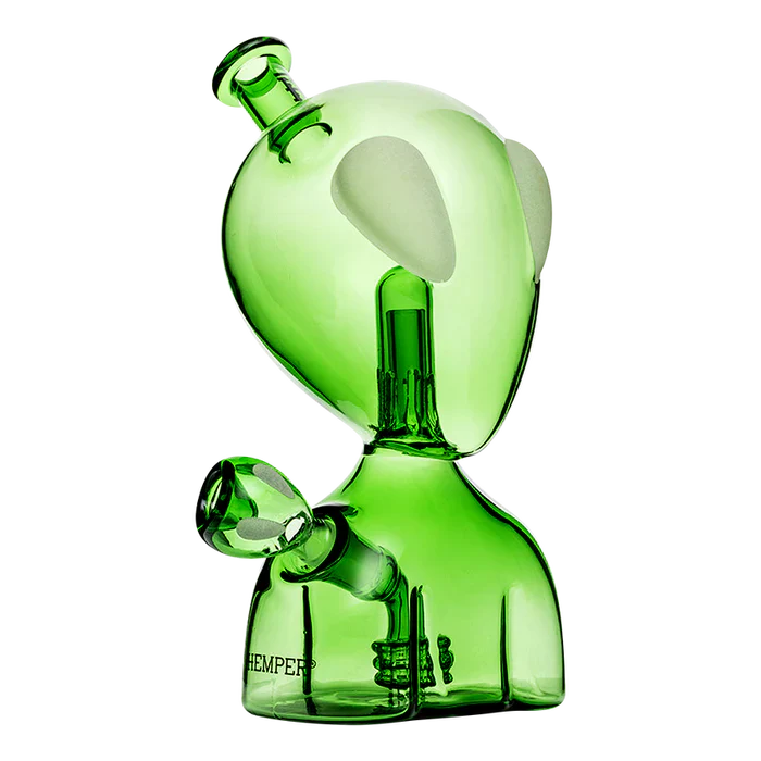 Hemper | 6" Alien Head Bong – Glow-in-the-Dark Eyes [PP5401ST]