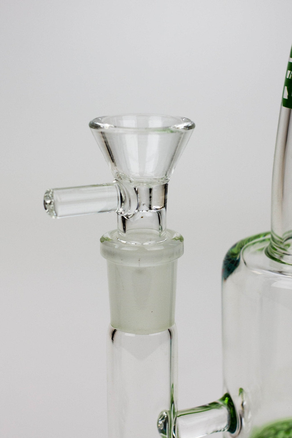 8" HAZE 2-in-1 Honeycomb diffuser Bent neck Dab Rig