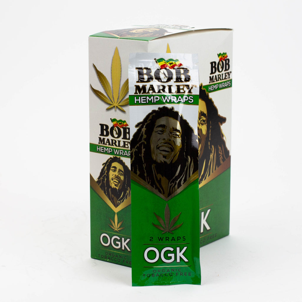 BOB Marley Hemp Wraps display Pack of 25