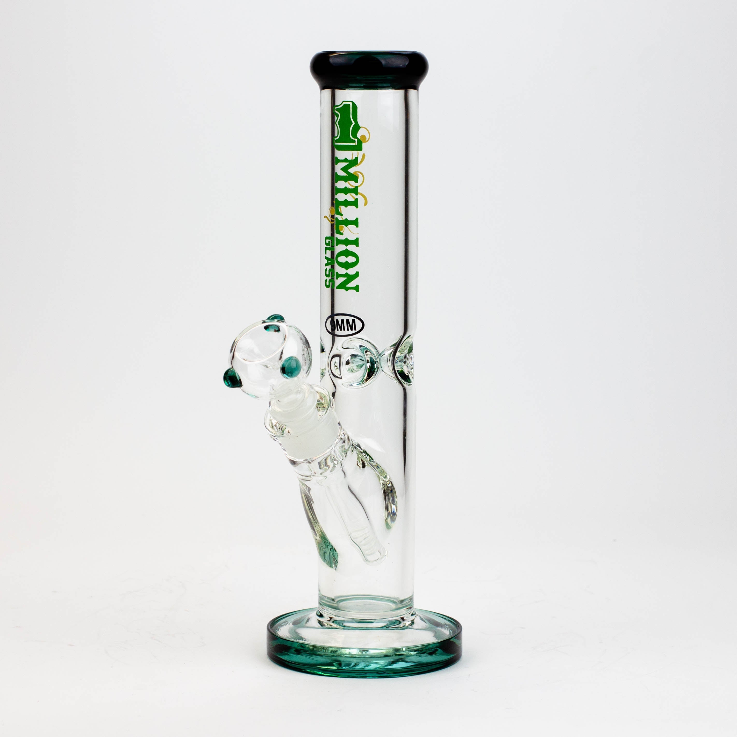 11" 1-MILLION Glass / 9mm / glass tube water bong