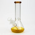 8" Color bottom Glass Bong [C6307]