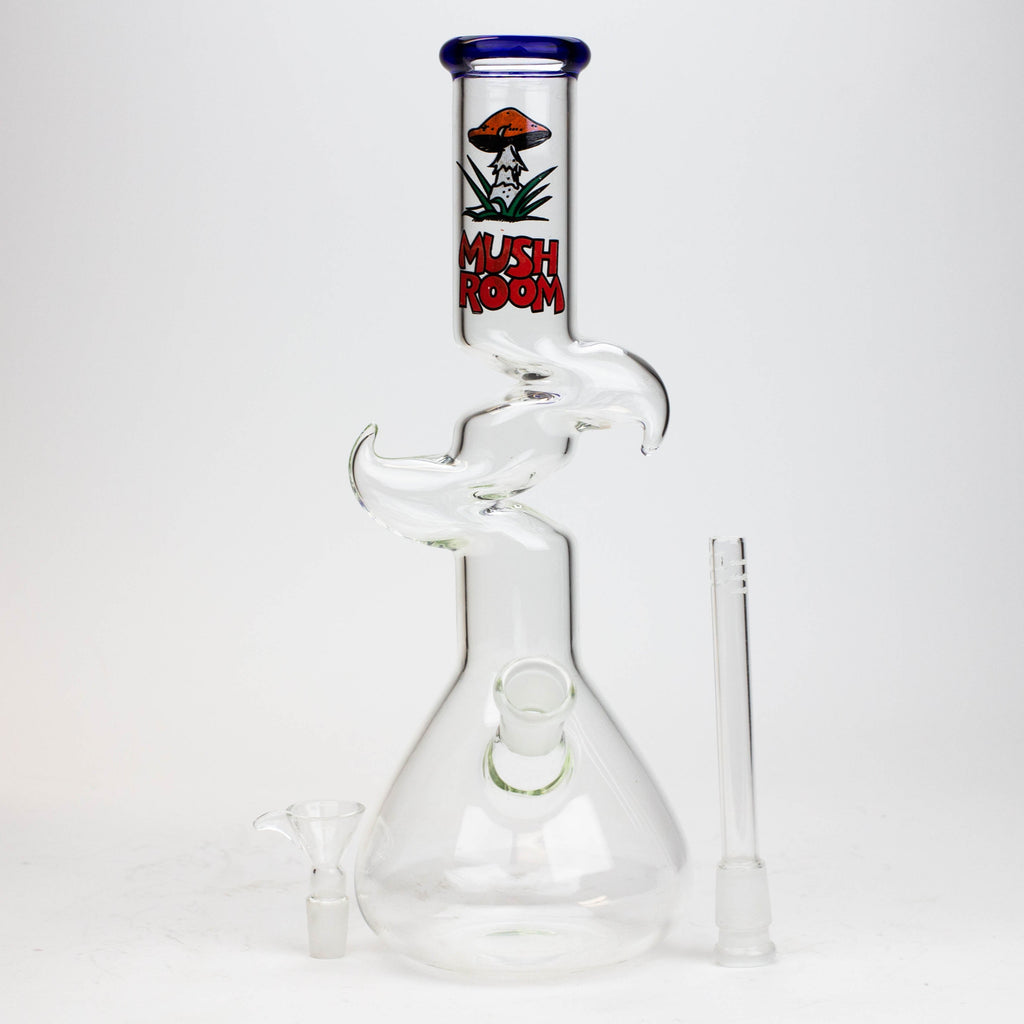 11.5" Zig-zag water bong