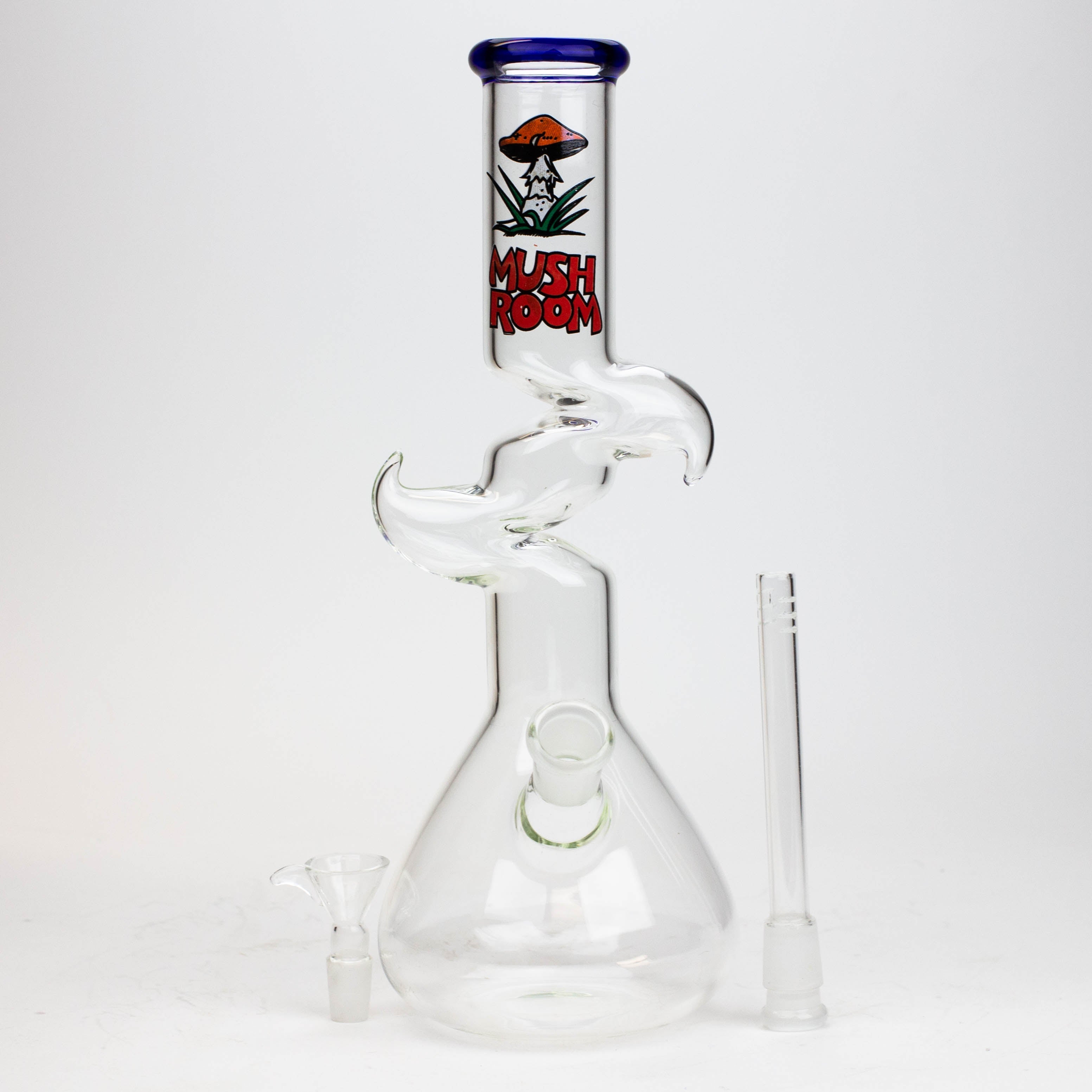 11.5" Zig-zag water bong