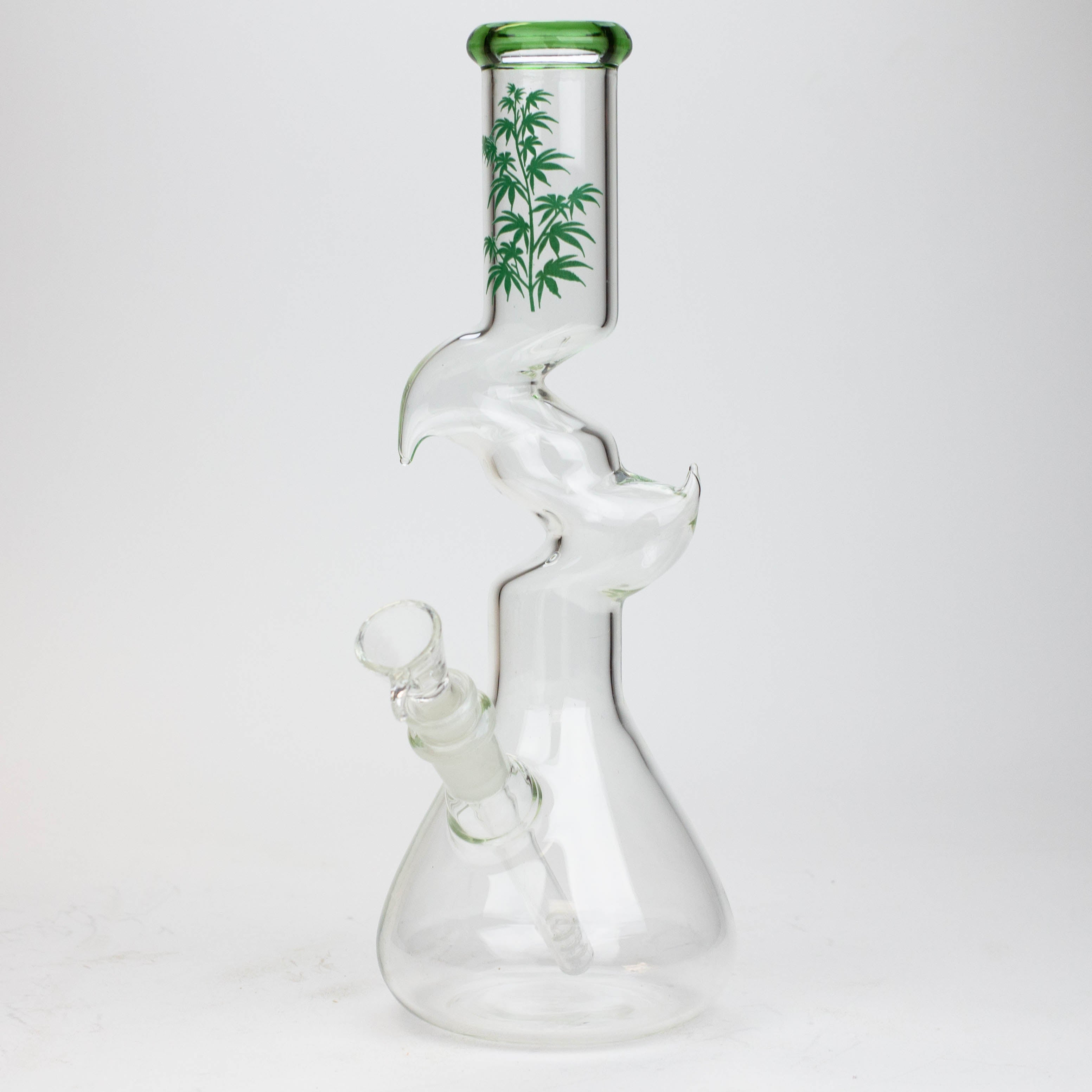 11.5" Zig-zag water bong