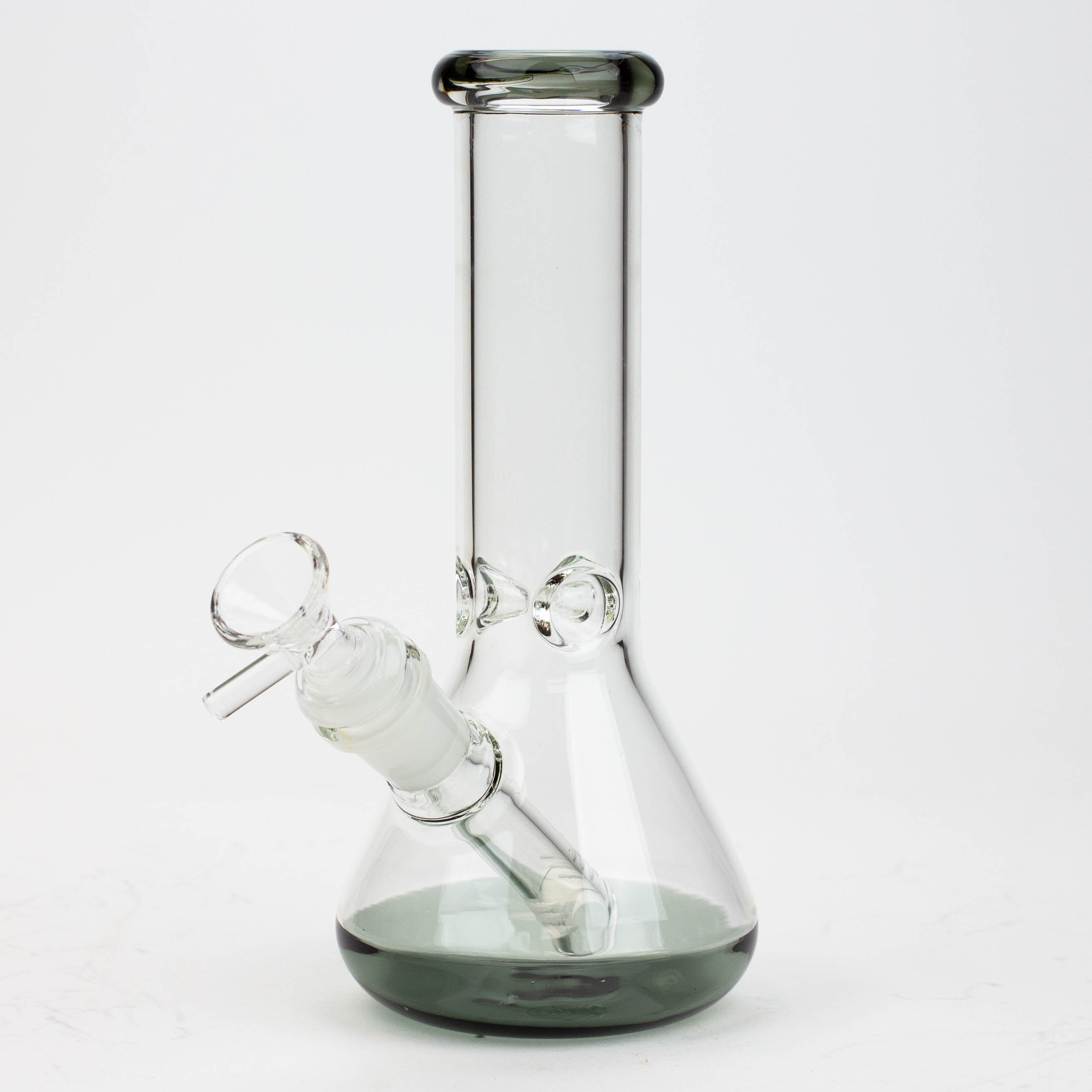 8" Color bottom Glass Bong [C6307]