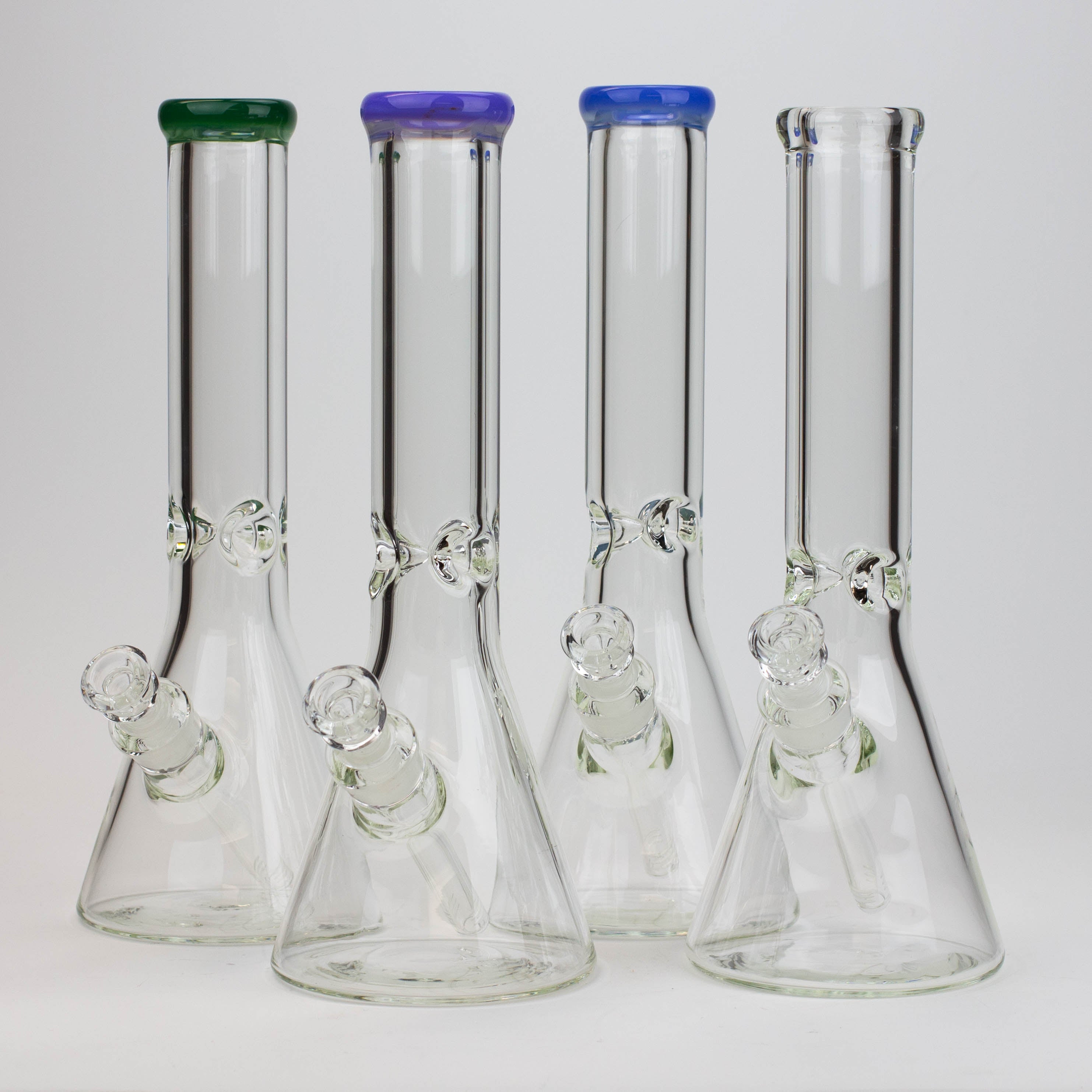 13.5" Classic beaker Glass Bong 9mm [C4112-A]